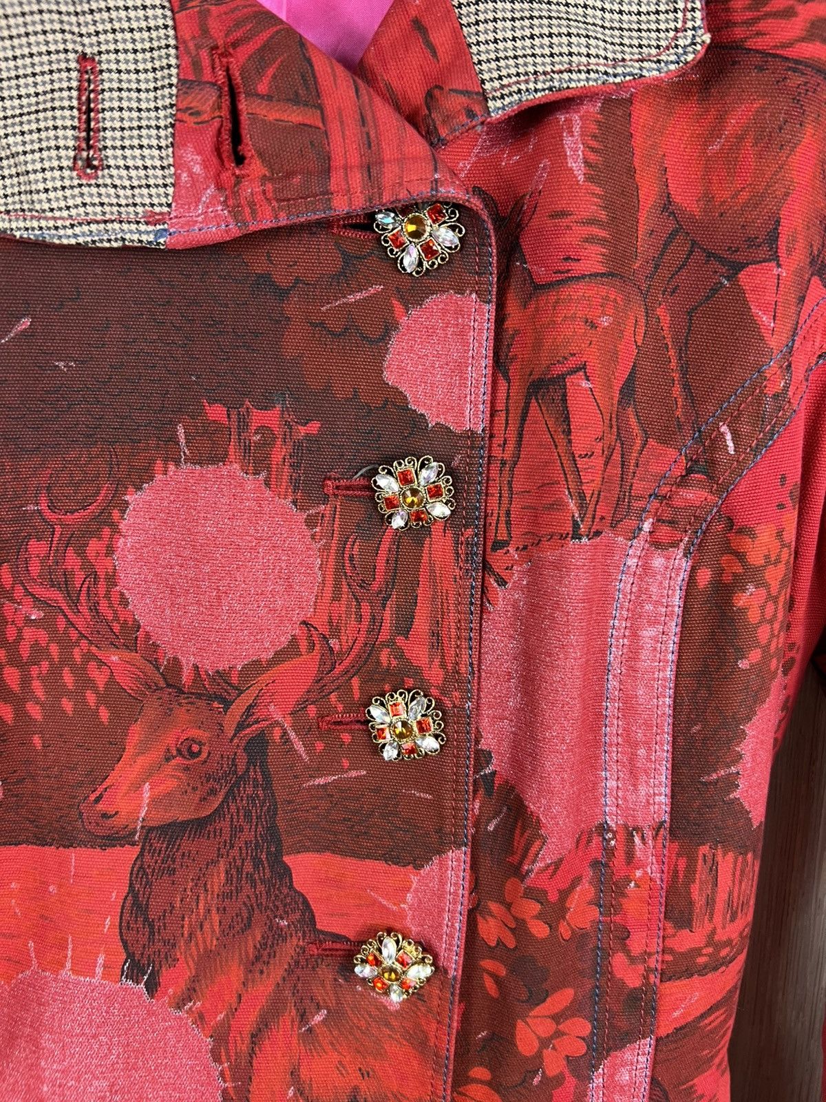 Custo Barcelona Custo Barcelona full print animal roe deer y2k long coat Size S / US 4 / IT 40 - 12 Thumbnail