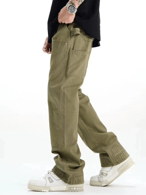 Japanese Brand × Jean High street American men's casual cargo jeans Size US 32 / EU 48 - 2 Thumbnail
