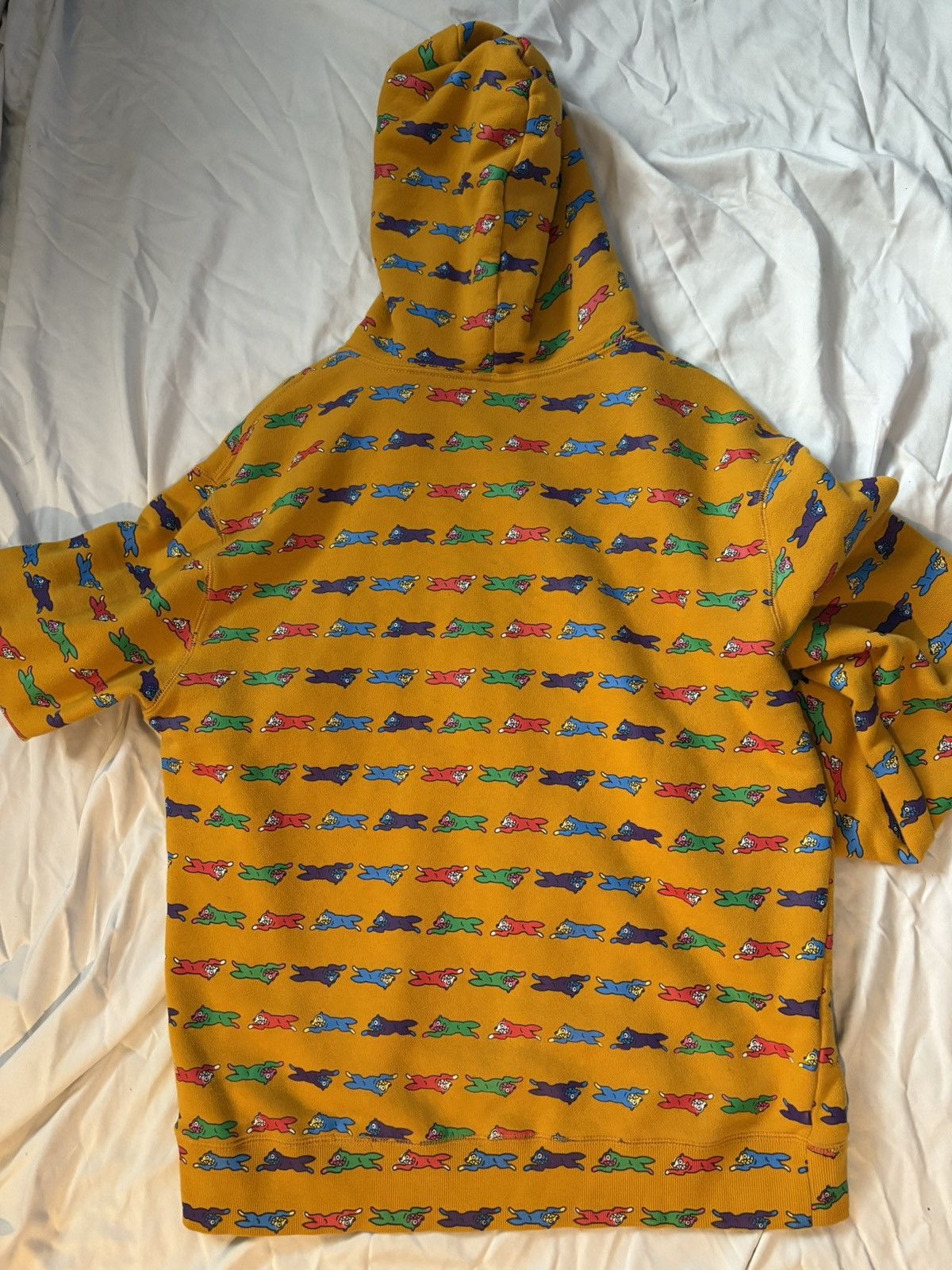 Billionaire Boys Club Mens L Yellow Ice Cream BBC SS22 Running Dog Full Zip Hoodie Size US L / EU 52-54 / 3 - 6 Thumbnail