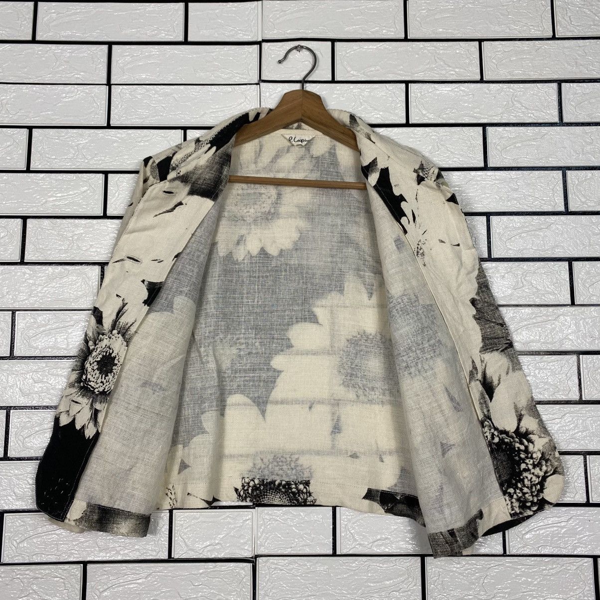 Japanese Brand 📌Cropped Button Jacket R.Lapin Flower Issey Miyake Size M / US 6-8 / IT 42-44 - 14 Thumbnail