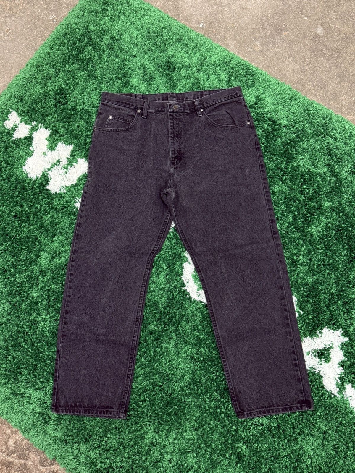 Vintage × Wrangler Vintage Wrangler Black Classic Denim Jeans Sz. 38 Size US 38 / EU 54 - 3 Thumbnail