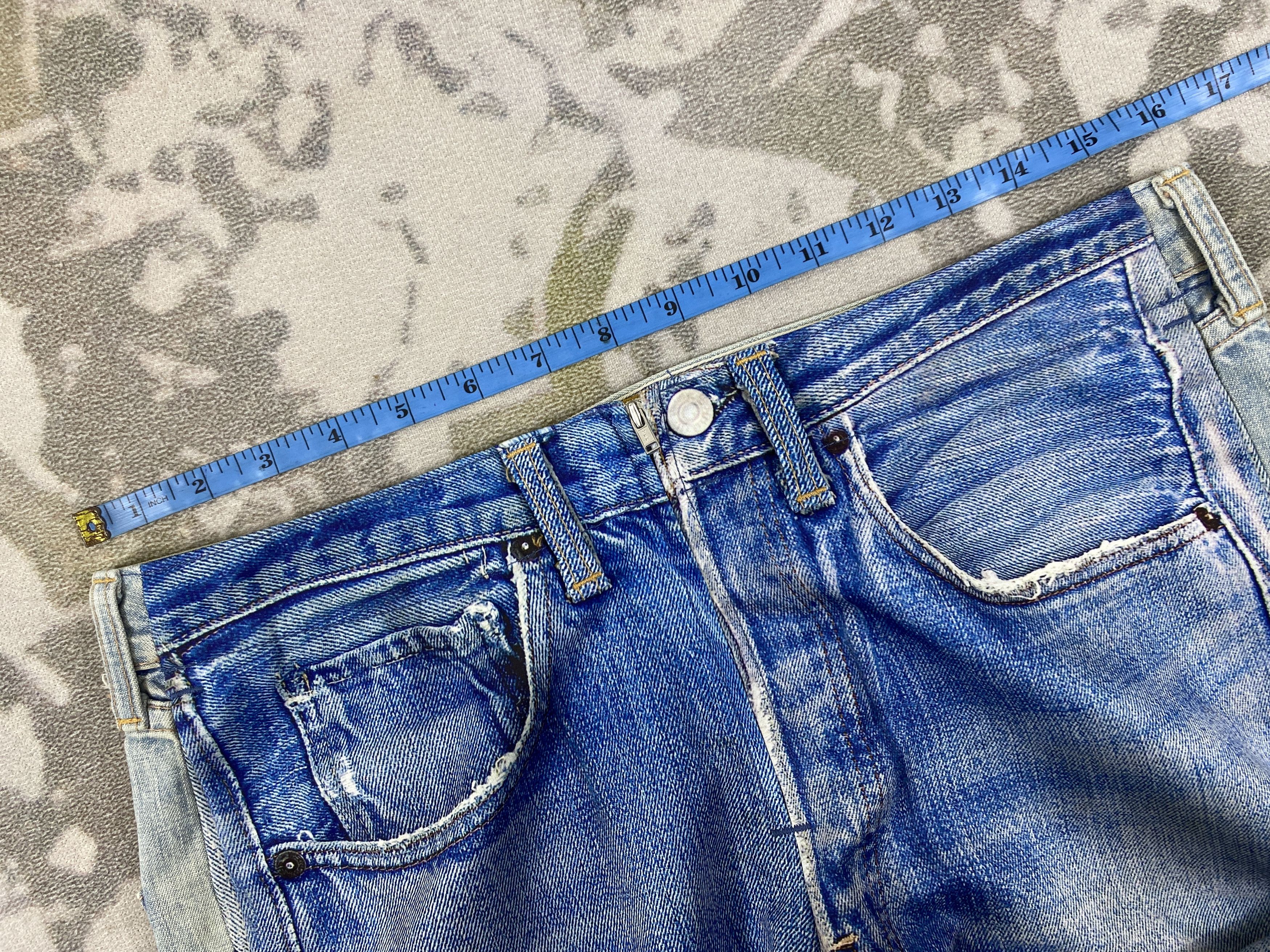 Kapital Japanese Brand Distressed kapital style Jeans 32x31 - JN3553 Size US 32 / EU 48 - 5 Thumbnail