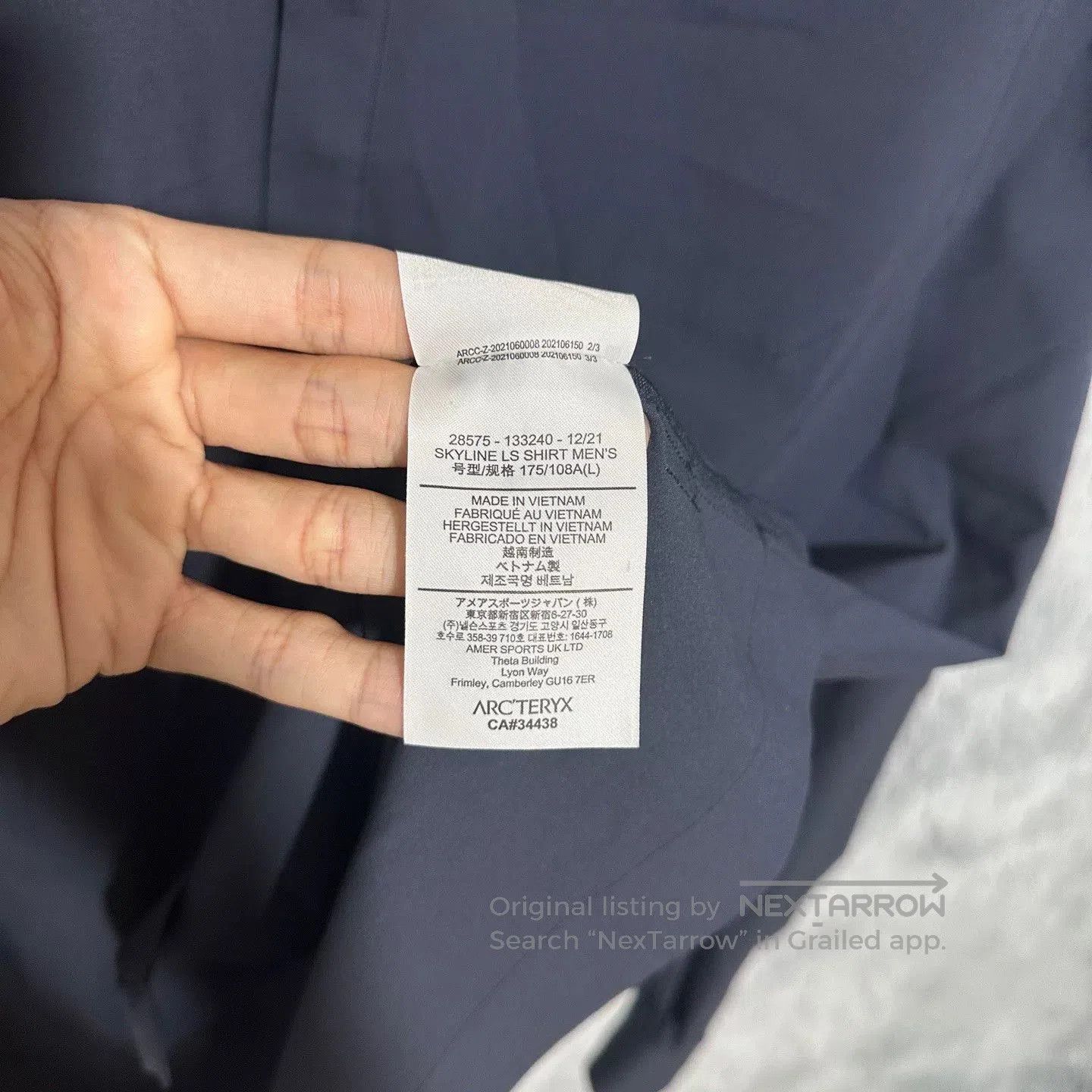 Arc'teryx Arcteryx Men's Skyline LS Long Sleeve Shirt. Size US L / EU 52-54 / 3 - 6 Thumbnail