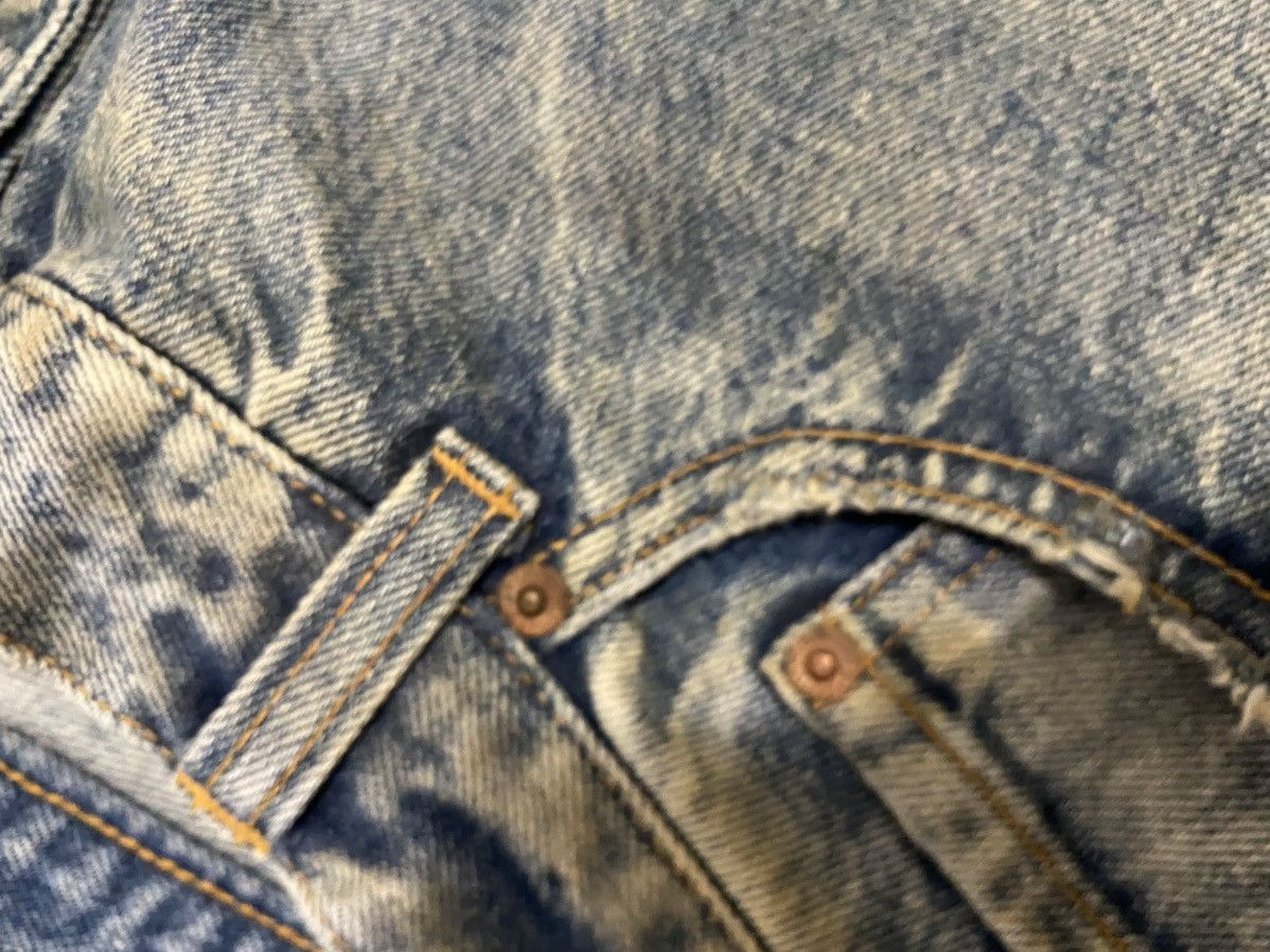 Balenciaga Balenciaga true blue wax baggy denim Size US 34 / EU 50 - 10 Thumbnail