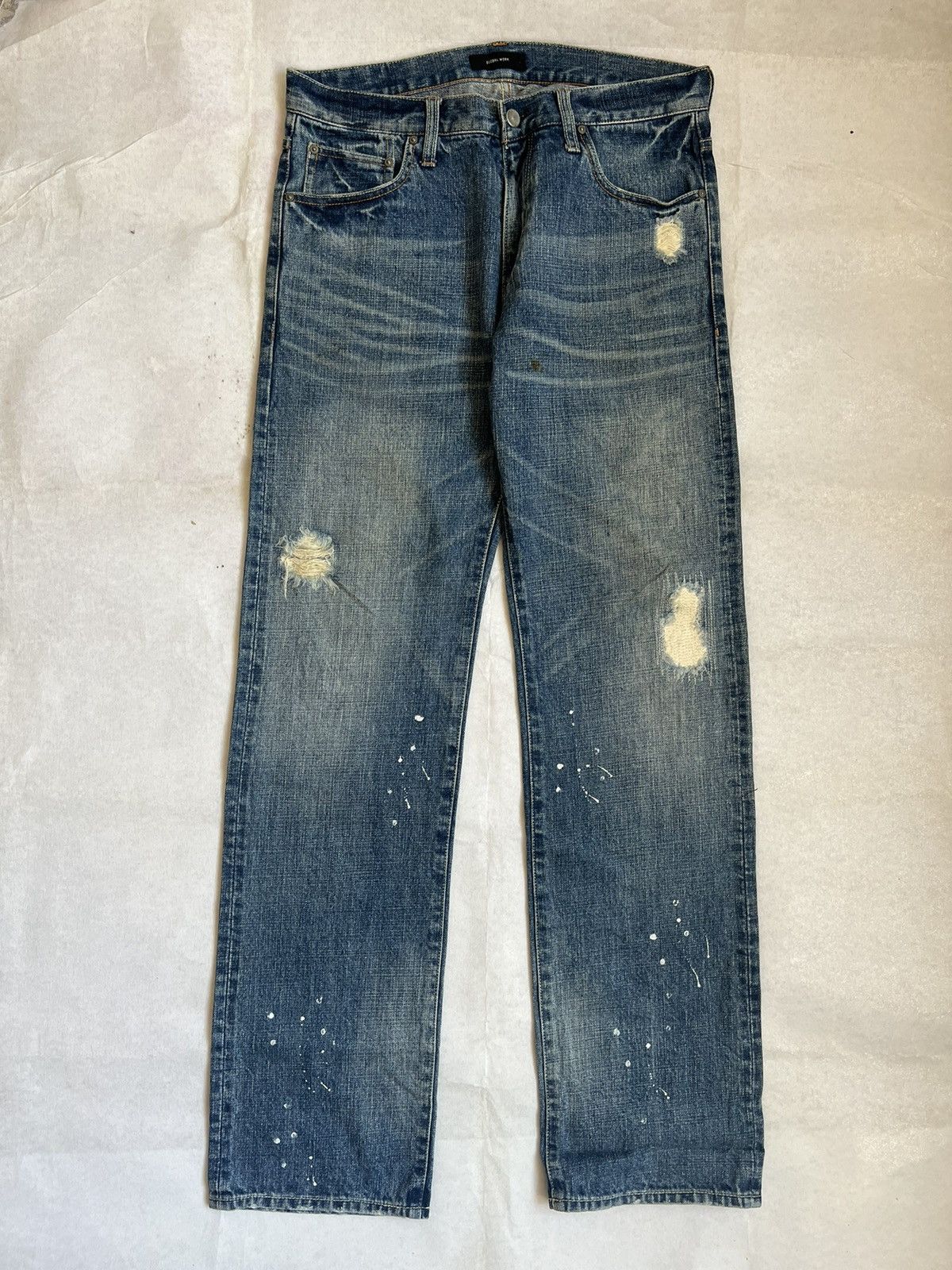 Global Work Paint Splatter Global Work Selvedge Denim Inspire By Kapital Size US 33 - 1 Thumbnail