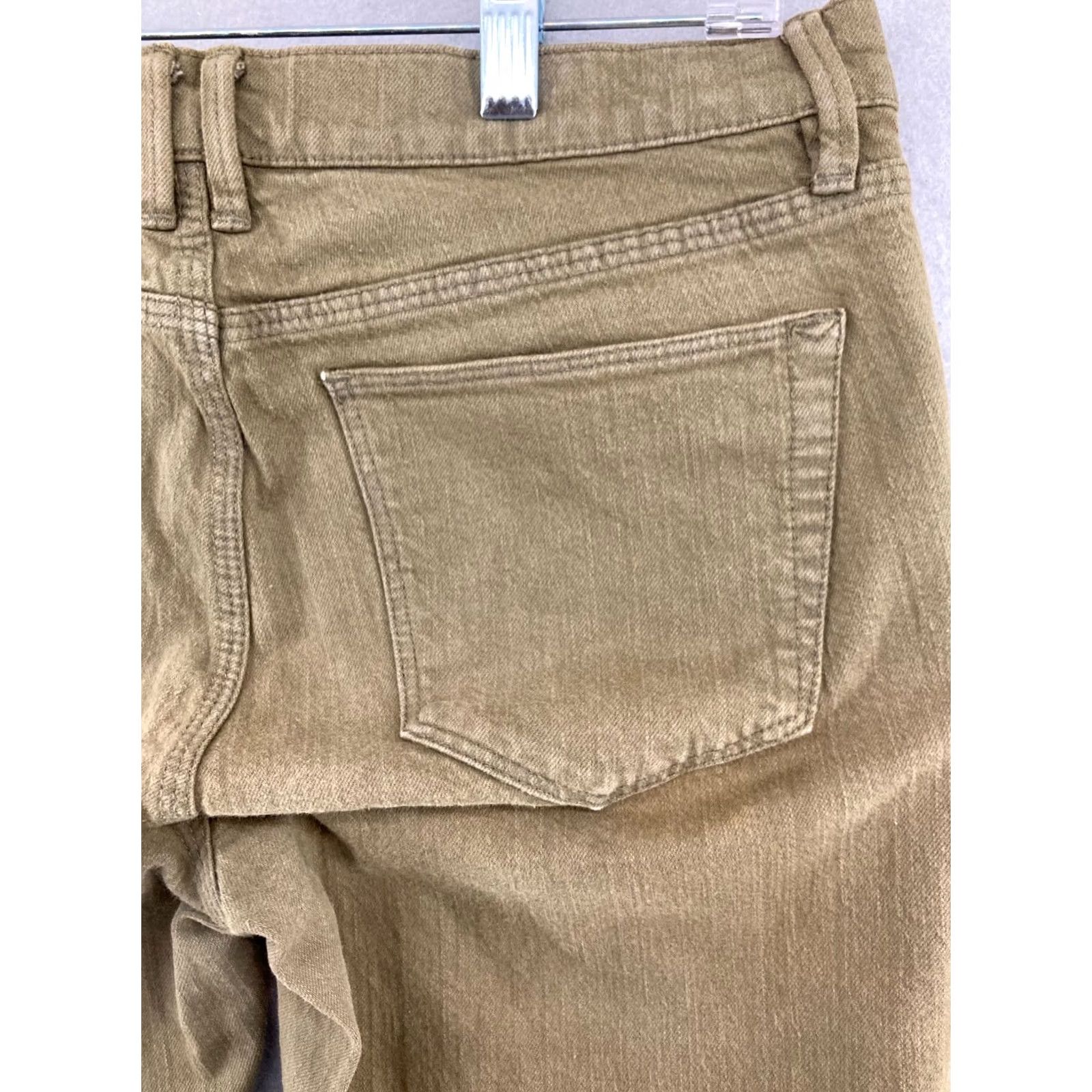 Madewell Madewell Pants Womens 28 Skinny Ankle Green Slim Army Feet Pocket Stretch Cotton Blend Real Color Green Womens 28 Pants Size 28" / US 6 / IT 42 - 7 Thumbnail