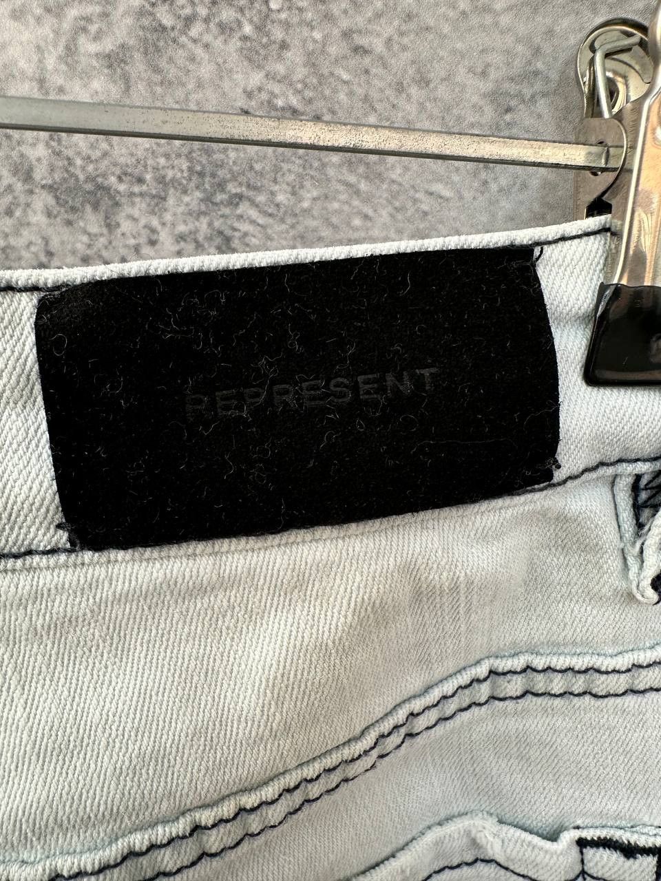 Other Represent Repaired Denim Ice Jeans Distressed Pants Italy Size 32" / US 10 / IT 46 - 12 Thumbnail