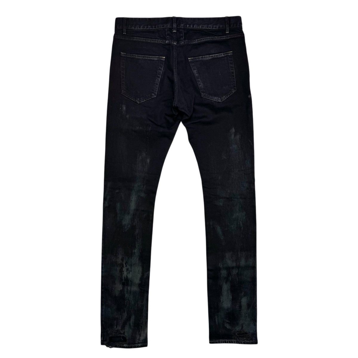 Saint Laurent Paris SAINT LAURENT PARIS FW14 OIL CRASH D02 DENIM Size US 31 - 3 Thumbnail