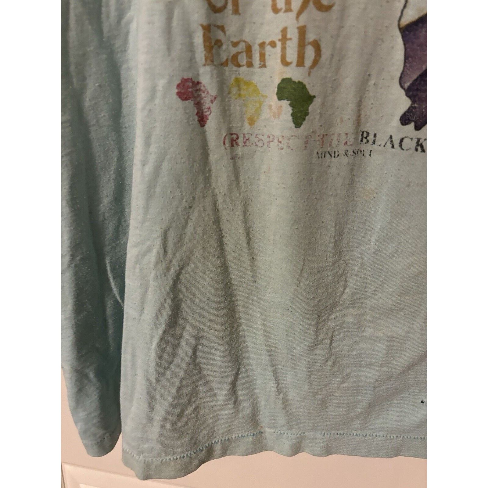 Other Vintage faded distressed the black man blue 90s T-shirt XL Size US XL / EU 56 / 4 - 8 Thumbnail