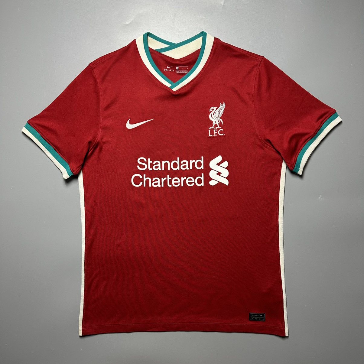 Vintage LIVERPOOL NIKE 2020/2021 FOOTBALL HOME JERSEY #20 DIOGO JOTA Size US L / EU 52-54 / 3 - 2 Thumbnail