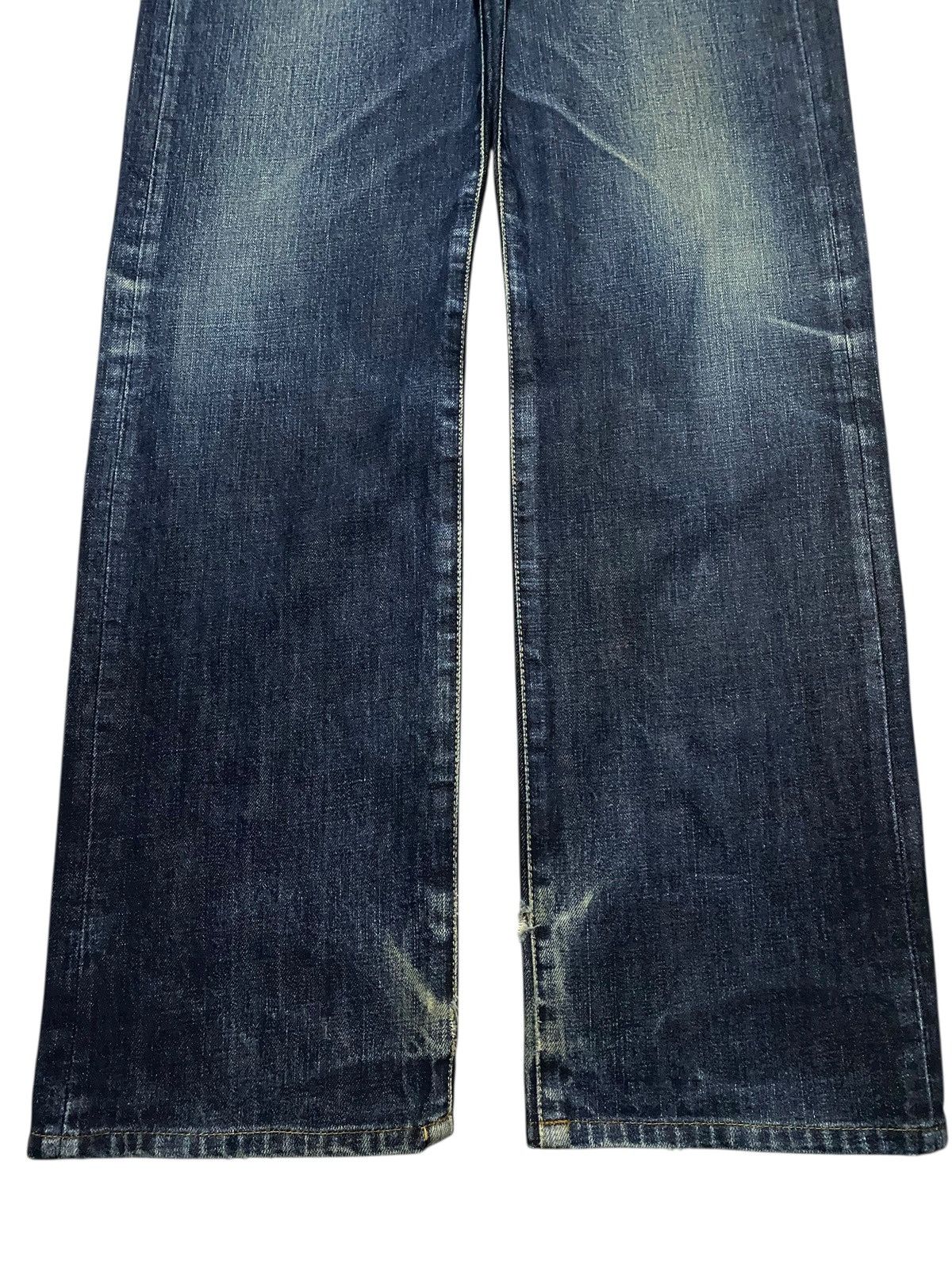 Japanese Brand Vintage Japan Brand Green Label Button Donut Button Fly Jean Size US 34 / EU 50 - 5 Thumbnail