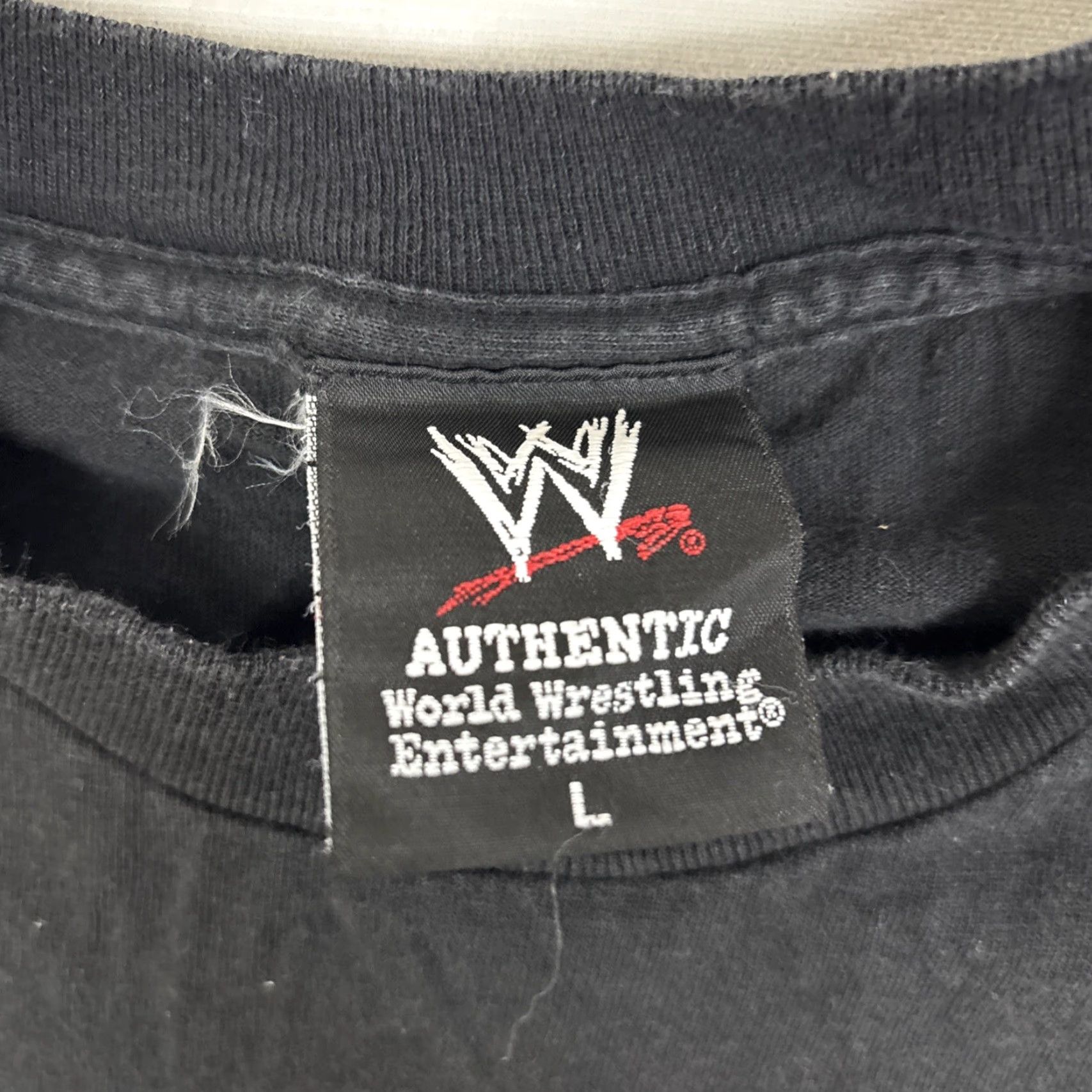 Vintage VINTAGE WWE Tribute To The Troops 5 Year Anniversary Flag Graphic Shirt Mens L 2007 Size US L / EU 52-54 / 3 - 3 Thumbnail