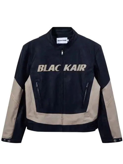 Other Retro Color Block Casual Motorcycle Jacket Size US L / EU 52-54 / 3 - 3 Thumbnail