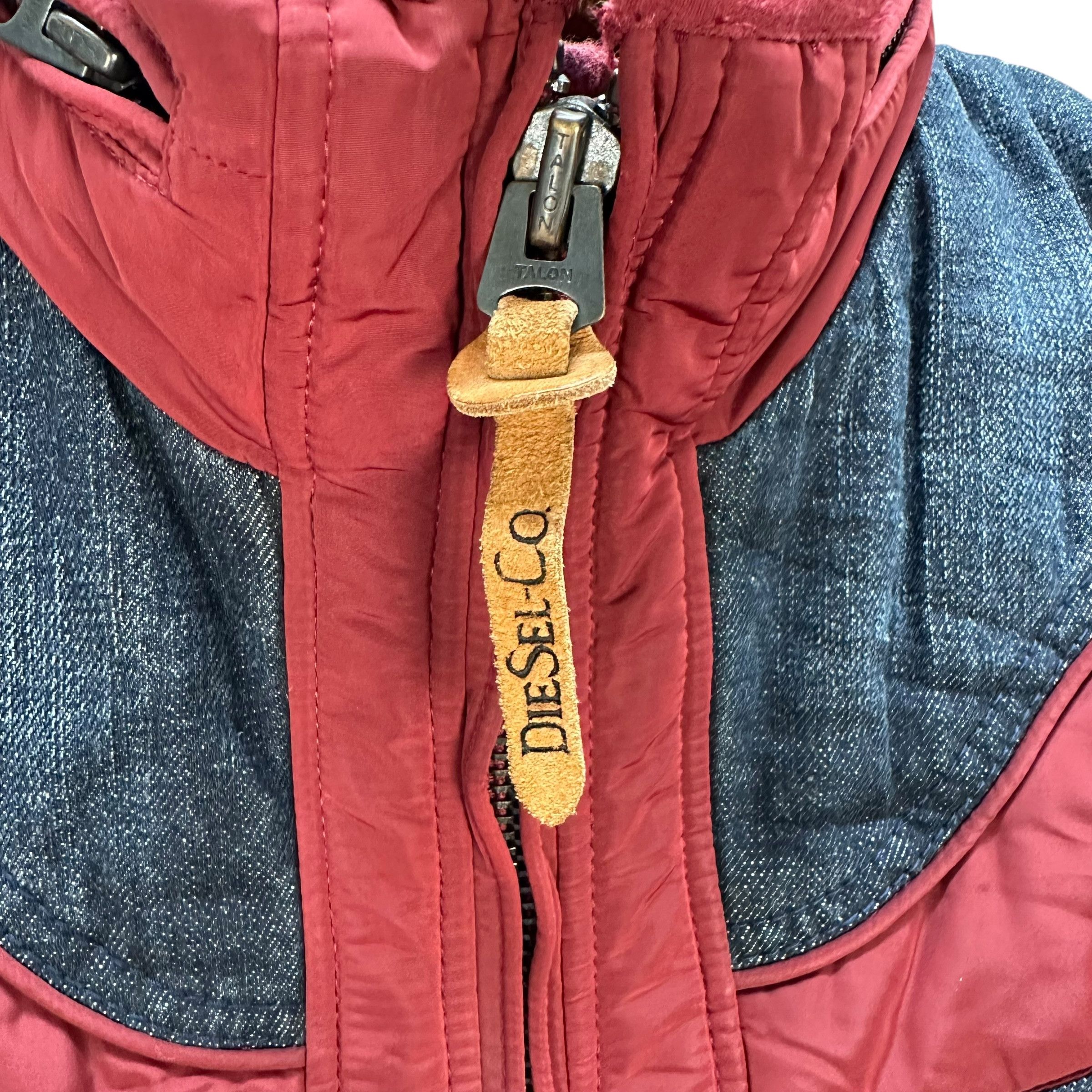 Diesel DIESEL DuPont Teflon Red Puffer Hooded Vest #A79-1904 Size US M / EU 48-50 / 2 - 3 Thumbnail