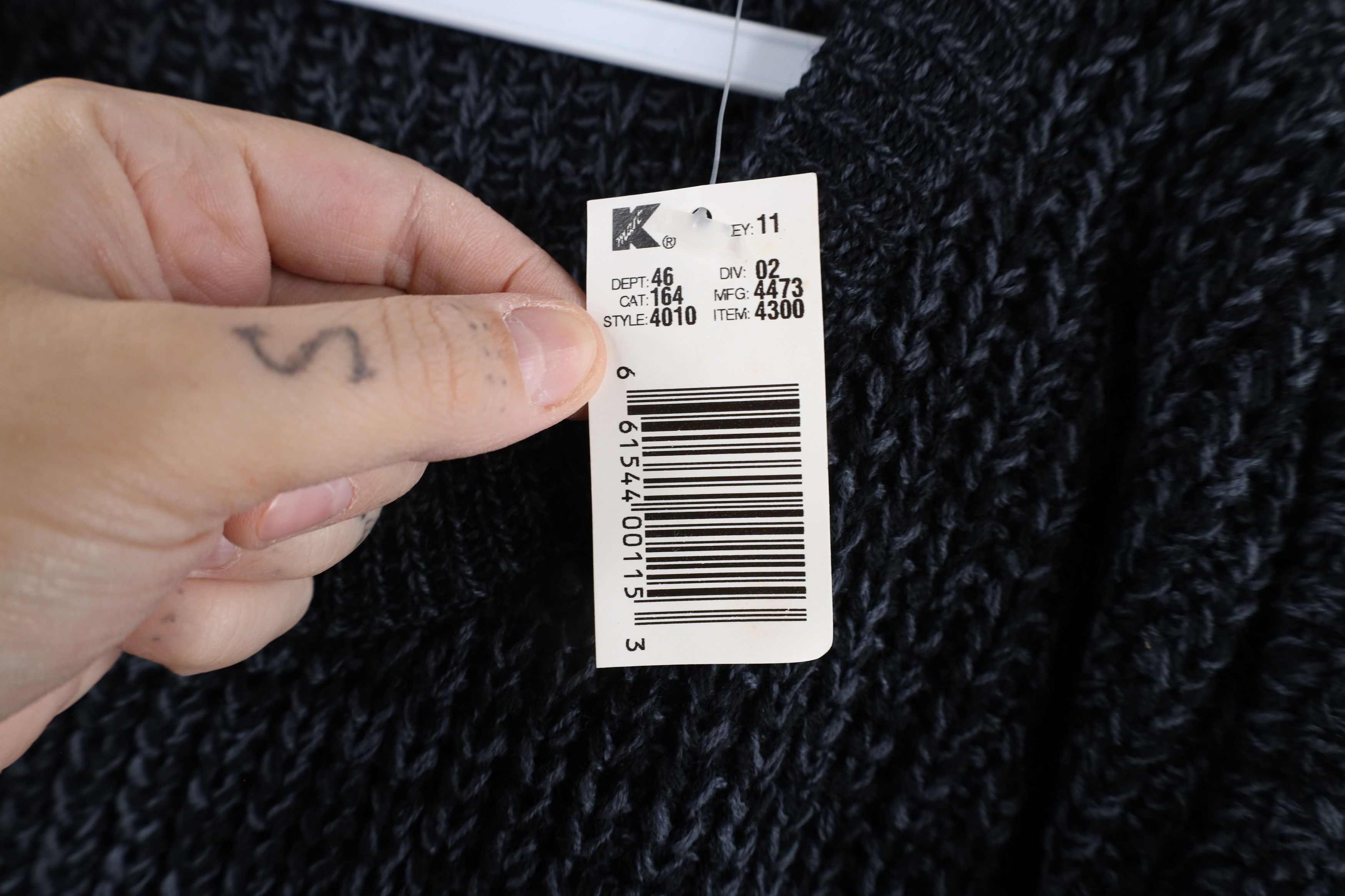 Vintage Deadstock Vintage 90s Streetwear Ribbed Knit Sweater Blue Size US XXL / EU 58 / 5 - 4 Thumbnail