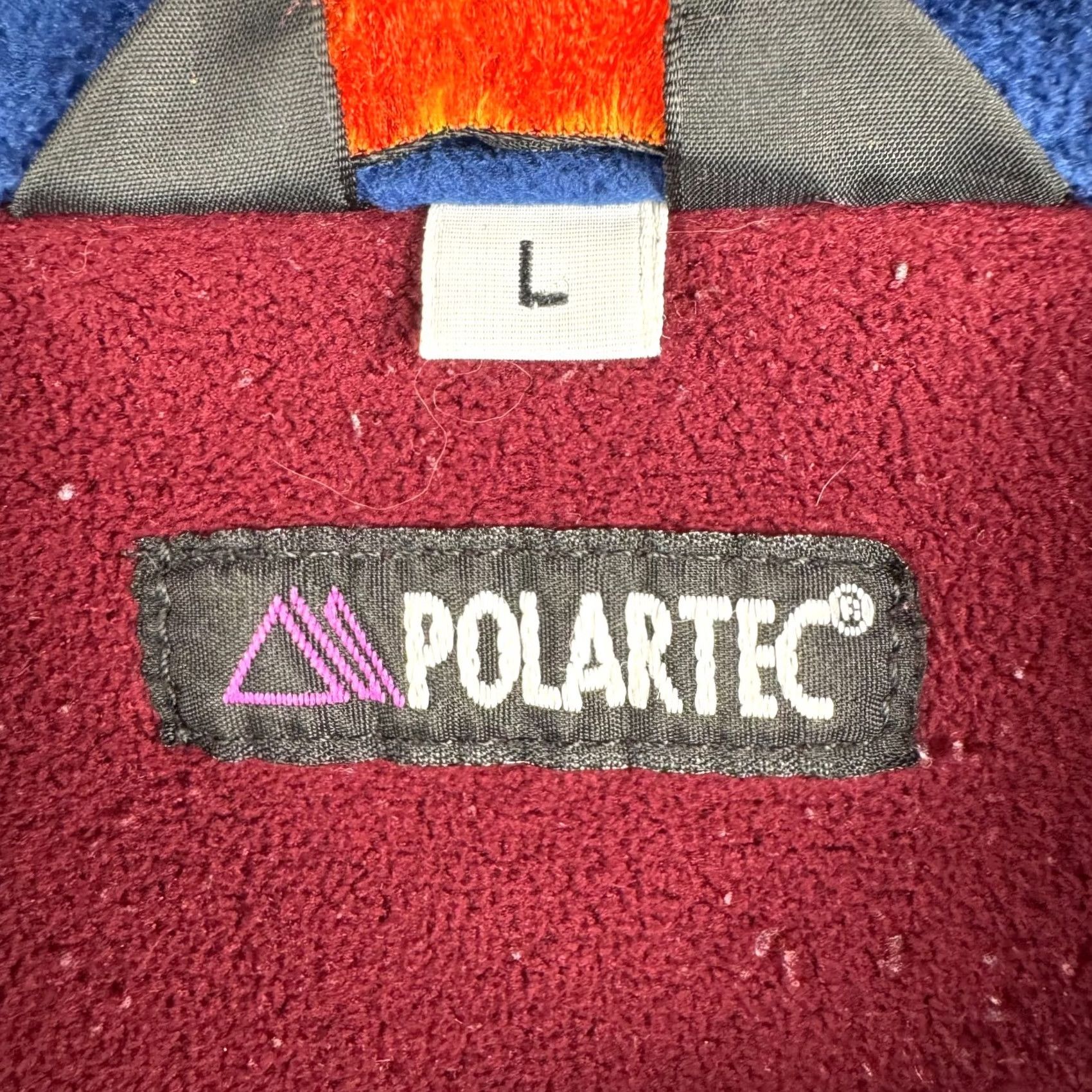 Vintage VINTAGE REI Sweater Pullover 90s Fleece Polartec Mock Neck Long Sleeve Blue Mens L 1/4 Snap Button GORP Size US L / EU 52-54 / 3 - 3 Thumbnail
