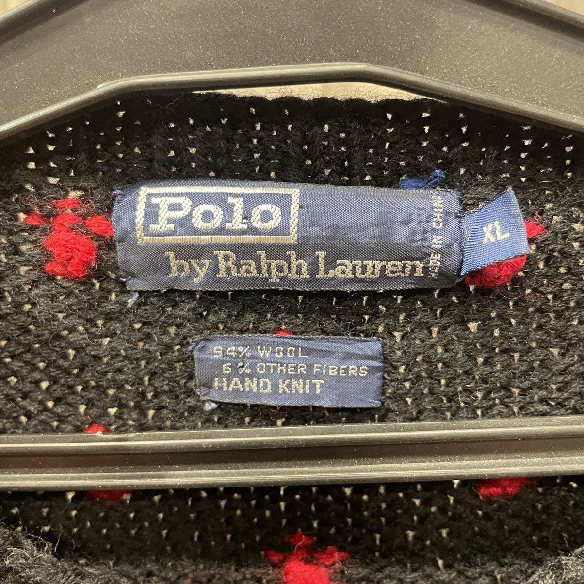Ralph Lauren Vintage Polo Ralph Lauren Hand Knit Wool Reindeer Sweater Size US XL / EU 56 / 4 - 18 Thumbnail