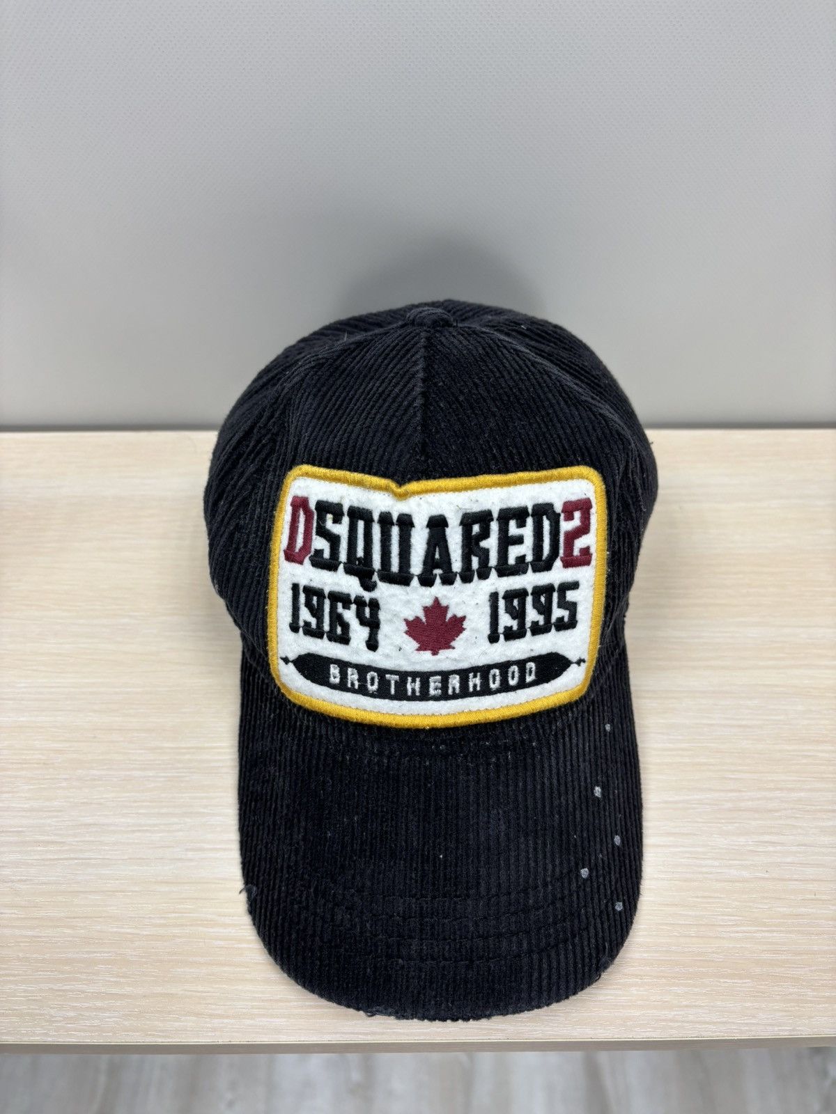 Dsquared2 Mens corduroy cap Dsquared2 Color Black Size ONE SIZE - 3 Thumbnail