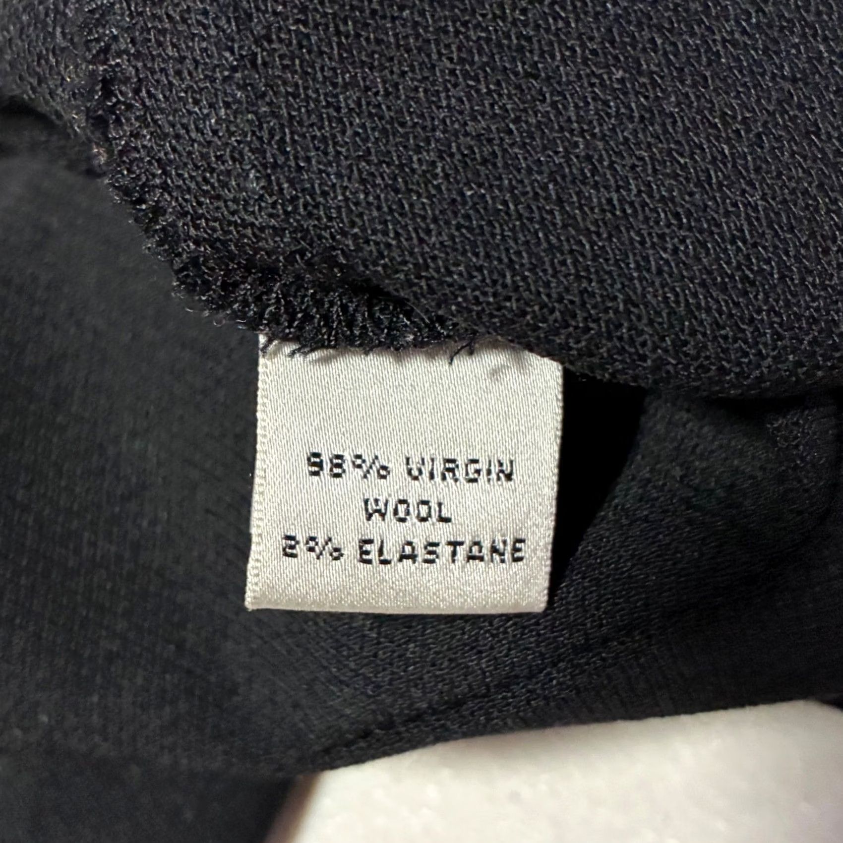 St. John St. John Collection Pants Dress Pants Women 8 Black Wool Straight Leg High Rise Crepe Virgin Wool Blend Strapless? Size 30" / US 8 / IT 44 - 6 Thumbnail