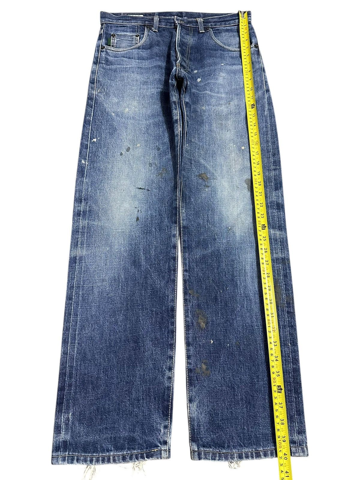Japanese Brand Vintage Paul Smith Selvedge Faded Mud Wash Style Jeans Size US 31 - 16 Thumbnail