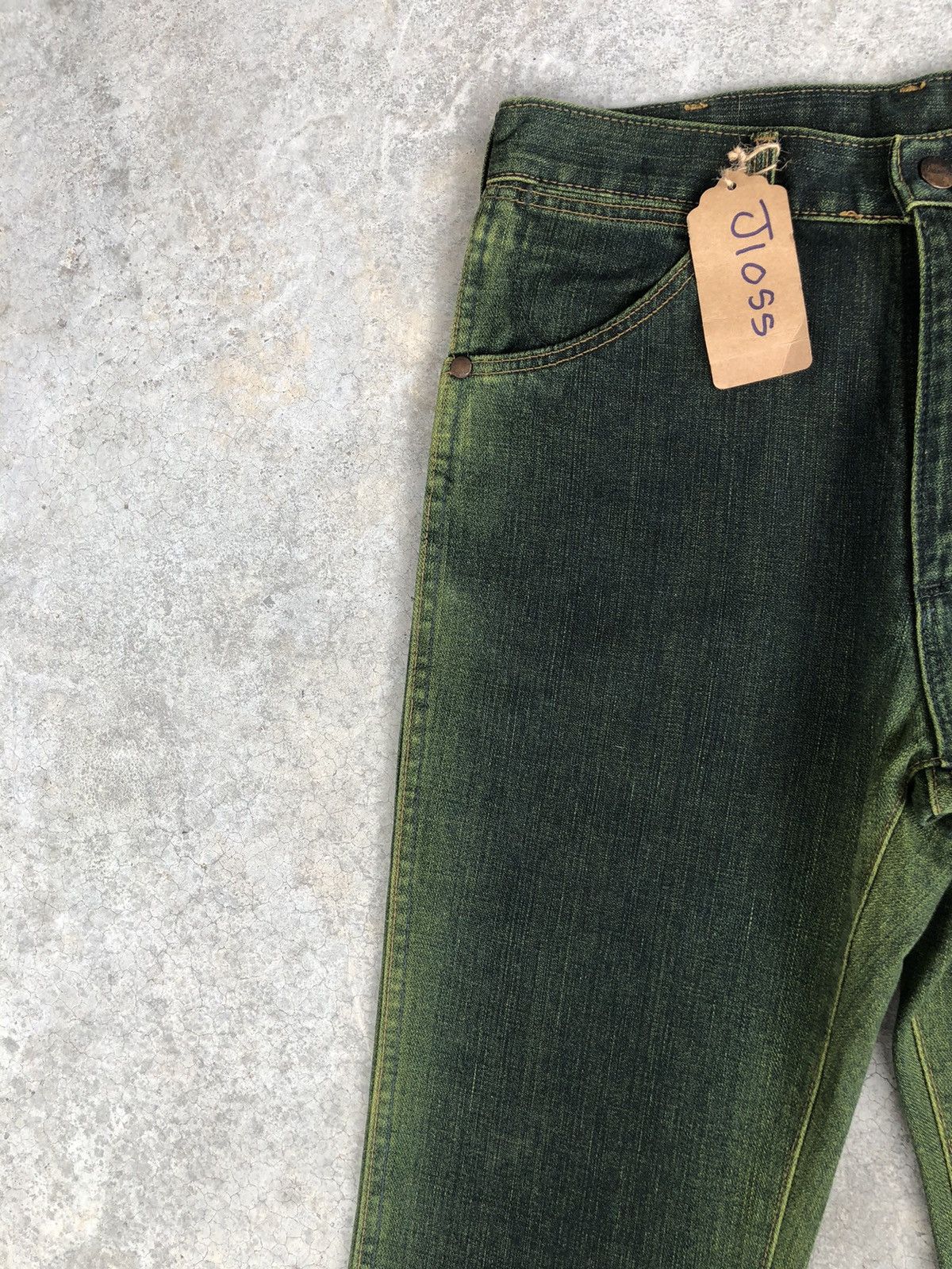 If Six Was Nine Y2k Wrangler Flared Jeans Distressed Size US 29 - 4 Thumbnail