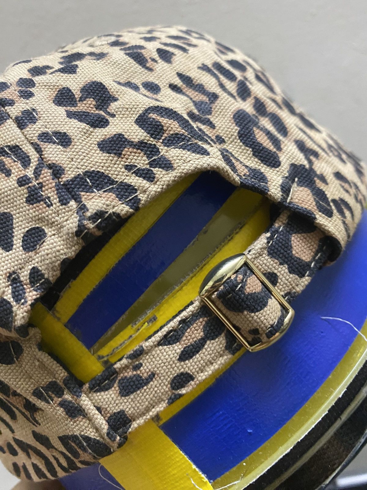 Beauty Beast × If Six Was Nine × Le Grande Bleu (L.G.B.) Y2K Hats Ripped Leopard Size ONE SIZE - 4 Thumbnail