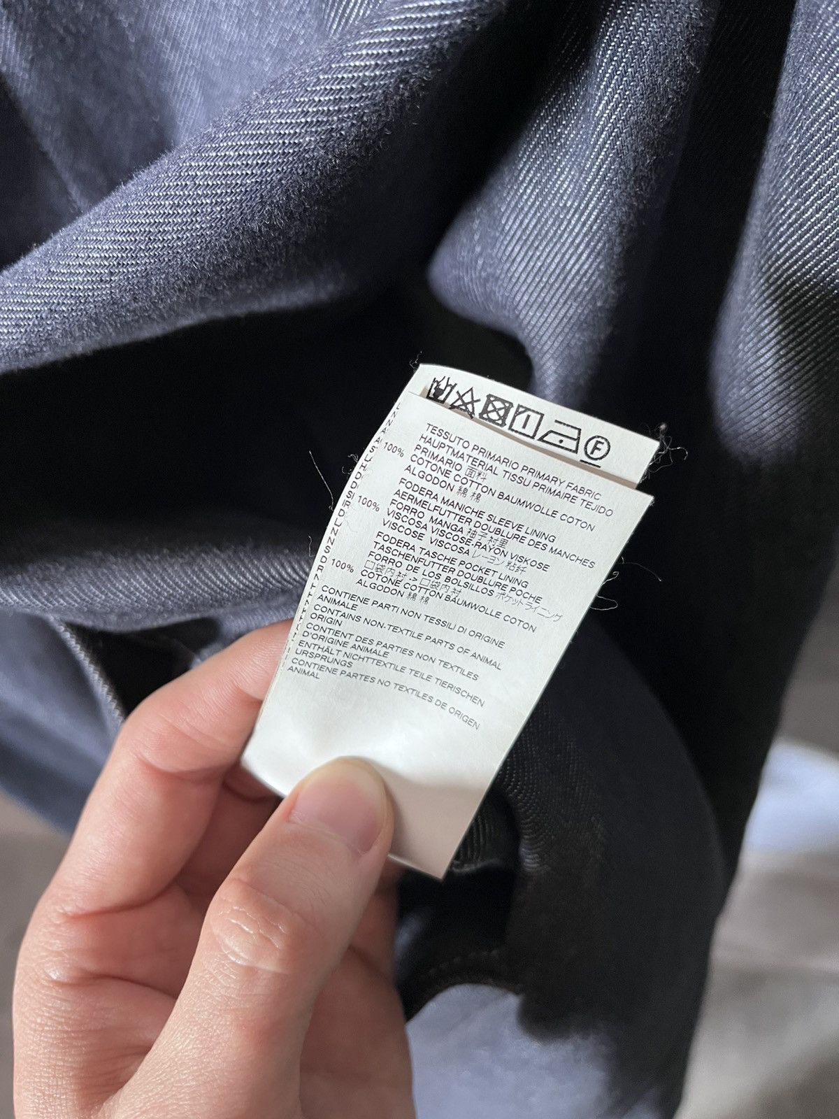 Maison Margiela Maison Margiela A/W 2018 denim coat navy Size US M / EU 48-50 / 2 - 19 Thumbnail