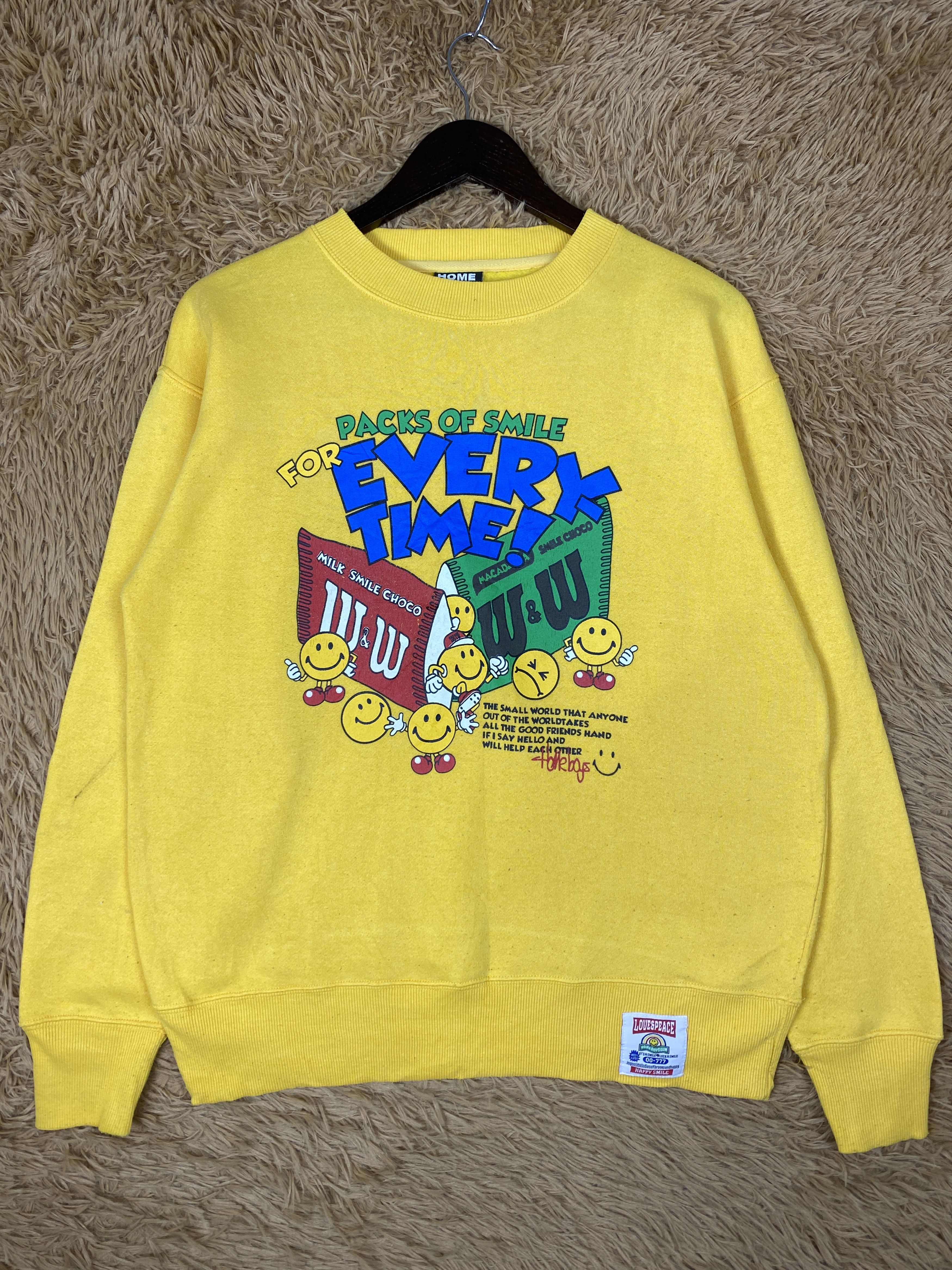 Vintage Vintage Home Boys Gum Sweatshirts PS0373 Size US M / EU 48-50 / 2 - 1 Thumbnail