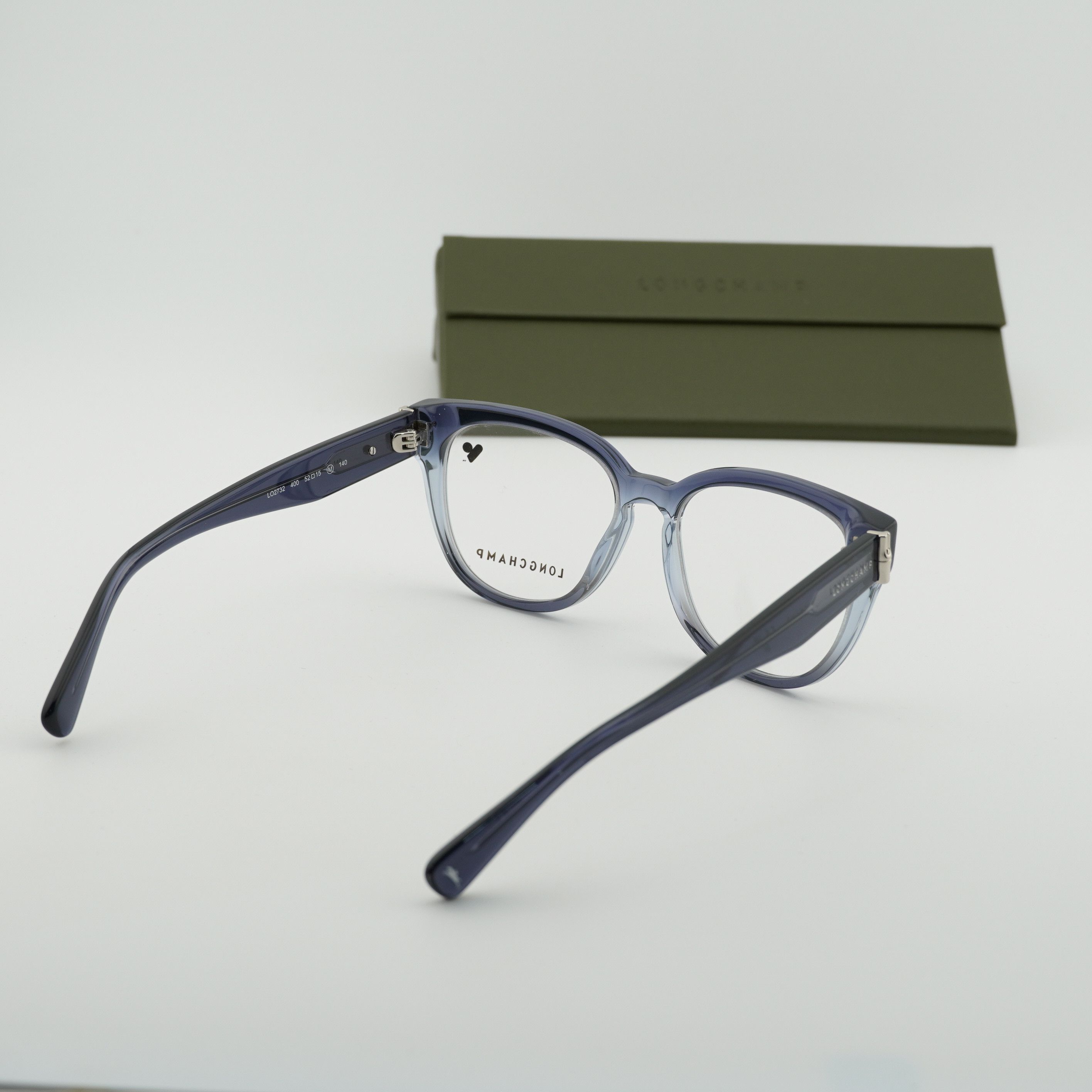 Longchamp Longchamp LO2732 400 Eyeglasses Gradient Blue 52mm Square Size ONE SIZE - 11 Thumbnail