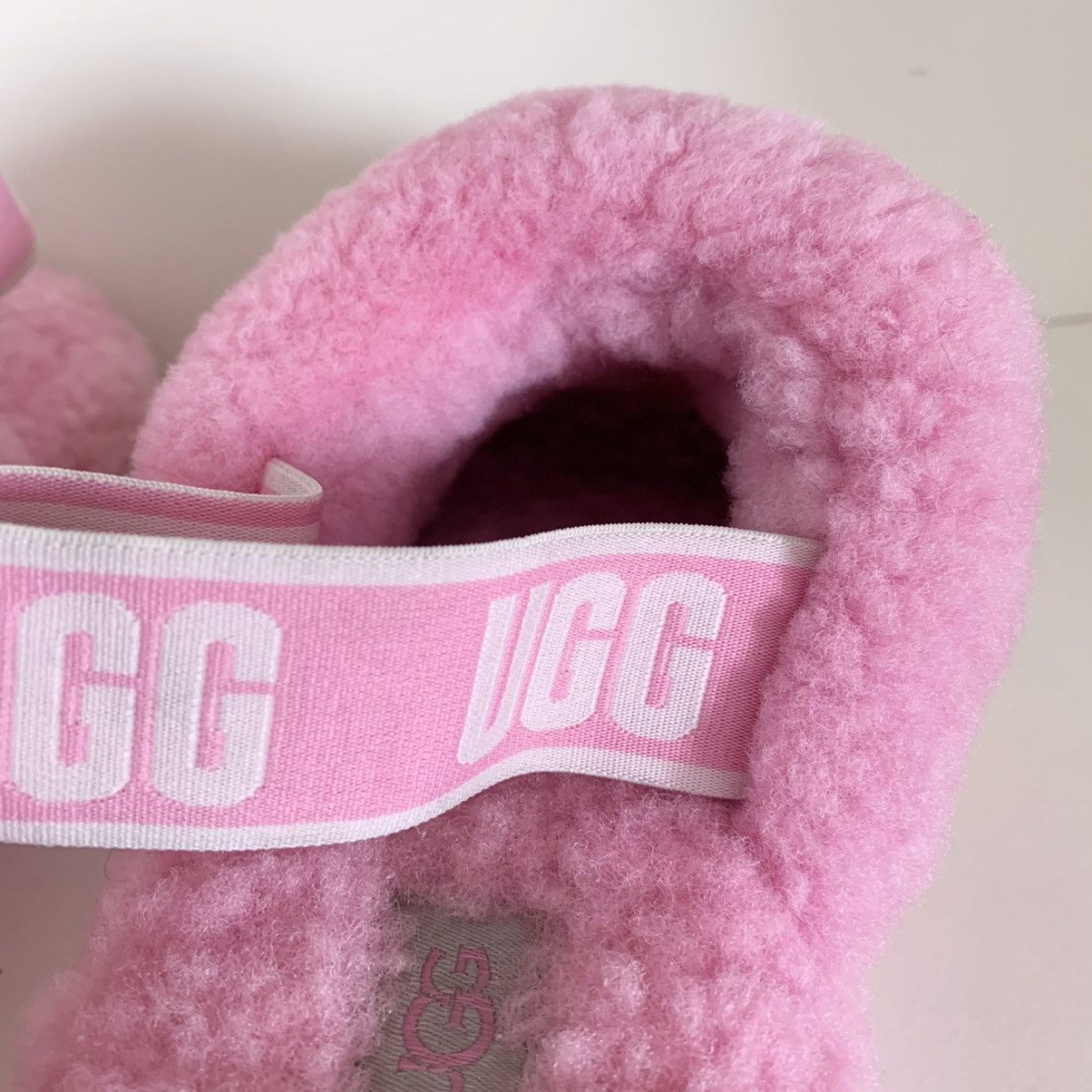 Ugg Ugh shearling pastel pink popsicle slides Size US 7 / IT 37 - 8 Thumbnail