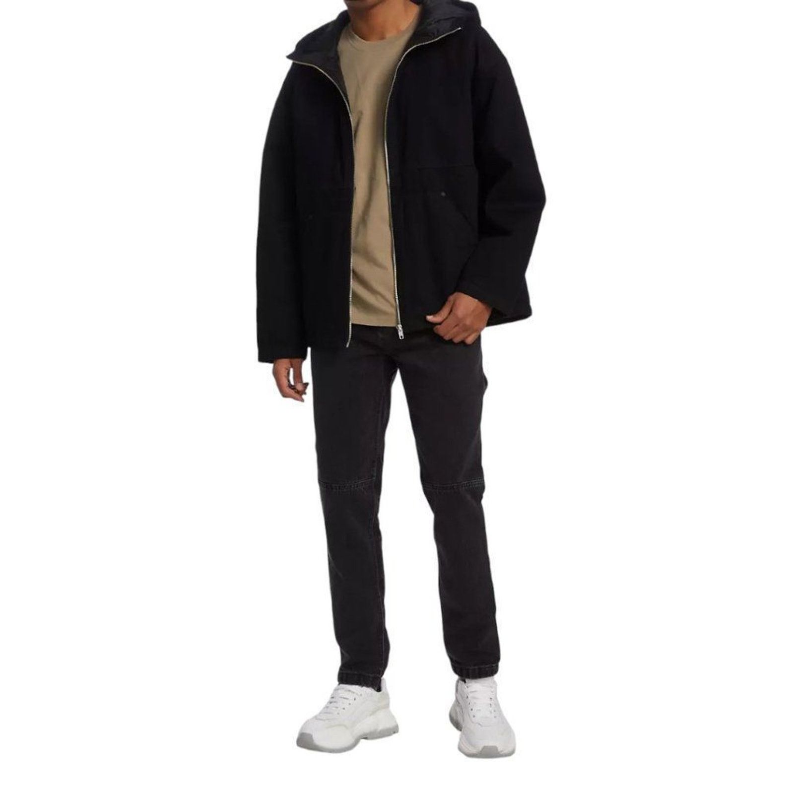 Frame Frame Black Hoodie Denim Jacket Size Medium NWOT $498 MSRP Size US M / EU 48-50 / 2 - 1 Thumbnail