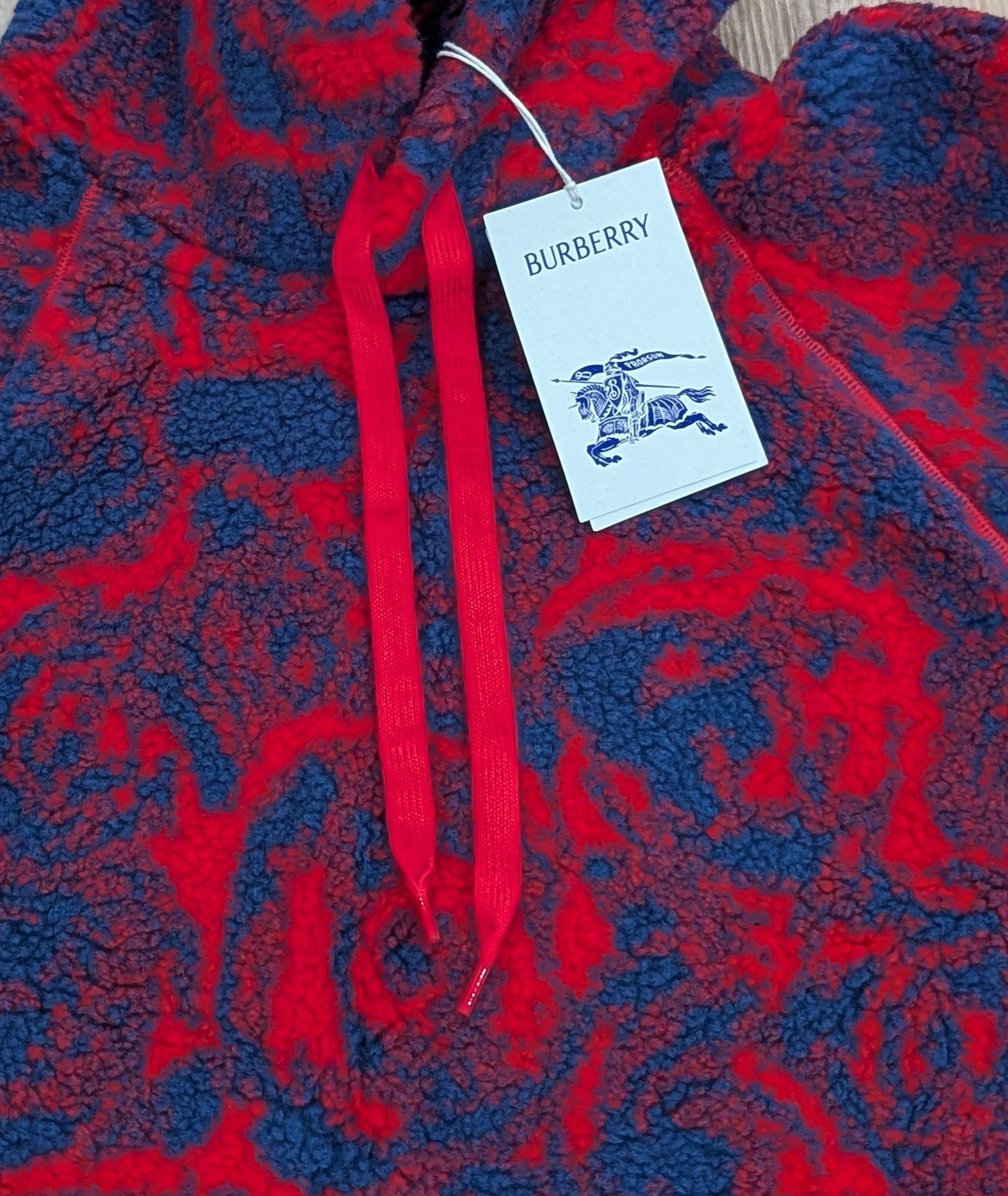 Burberry Burberry Abstract Rose Print Pullover Hoodie Rose Medium Size US M / EU 48-50 / 2 - 2 Thumbnail