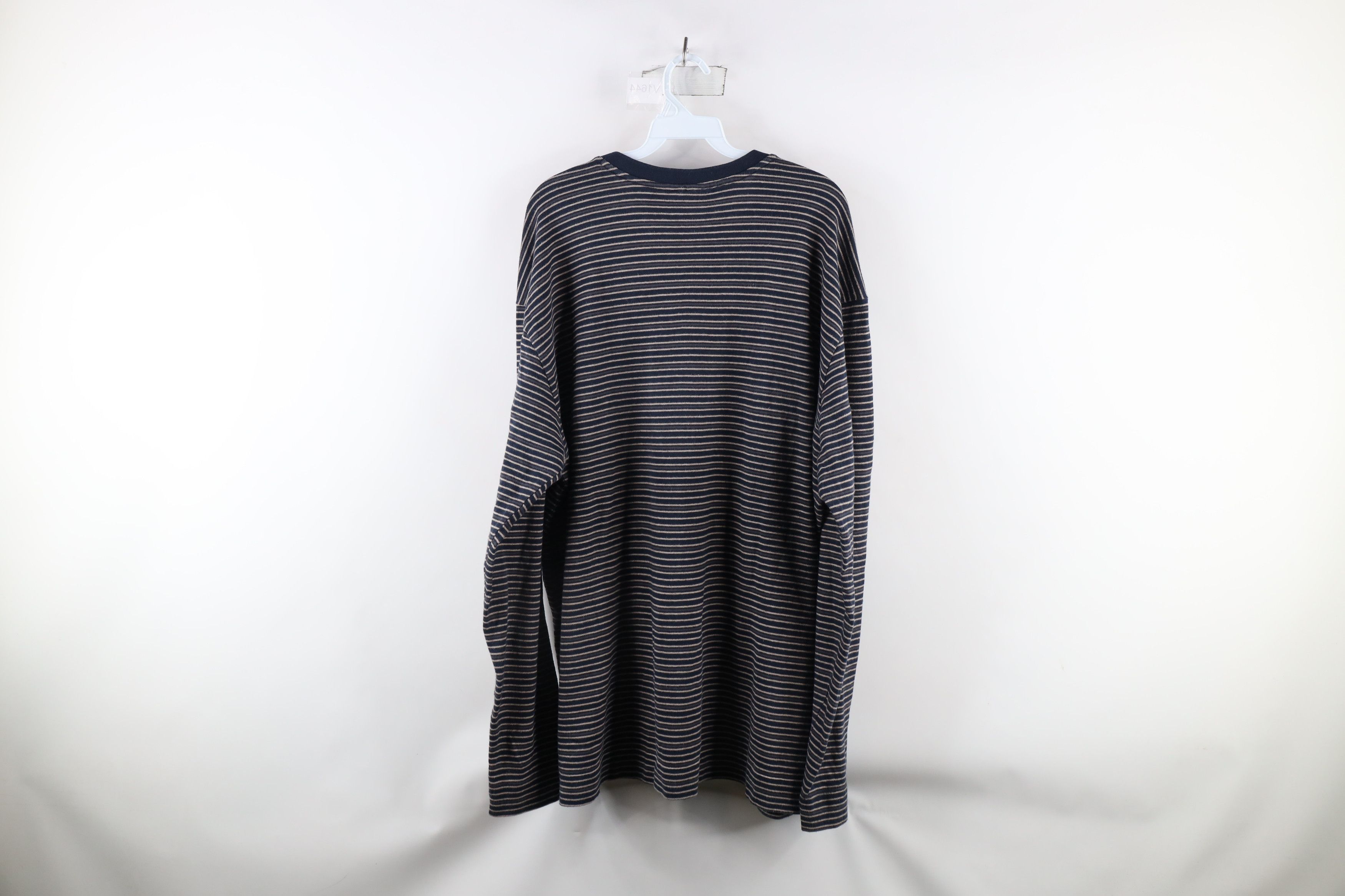 Vintage Vintage 90s Streetwear Knit Long Sleeve T-Shirt Cotton Size US XXL / EU 58 / 5 - 6 Thumbnail