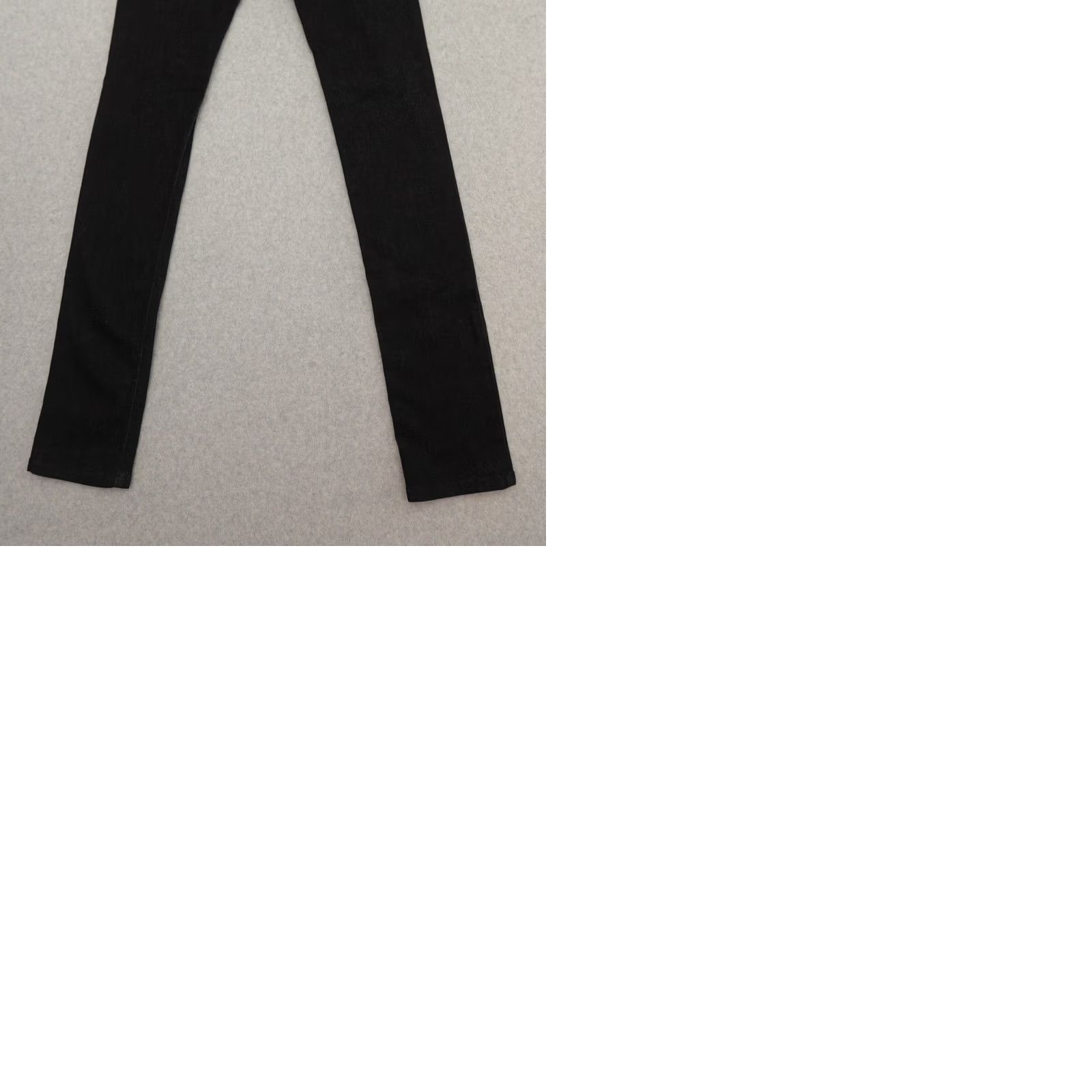 Vintage DAVID KHAN Jeans Womens 26 Skinny Black Stretch Denim Made in USA Size 26" / US 2 / IT 38 - 10 Thumbnail