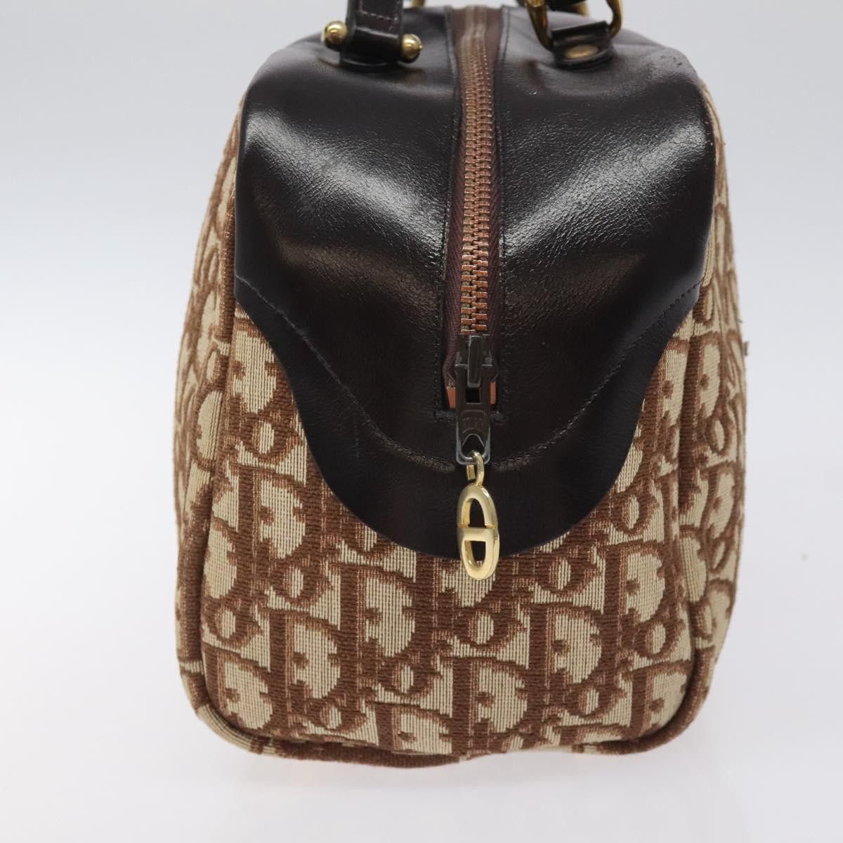 Dior DIOR Trotter Canvas Hand Bag Beige Gold Size ONE SIZE - 5 Thumbnail