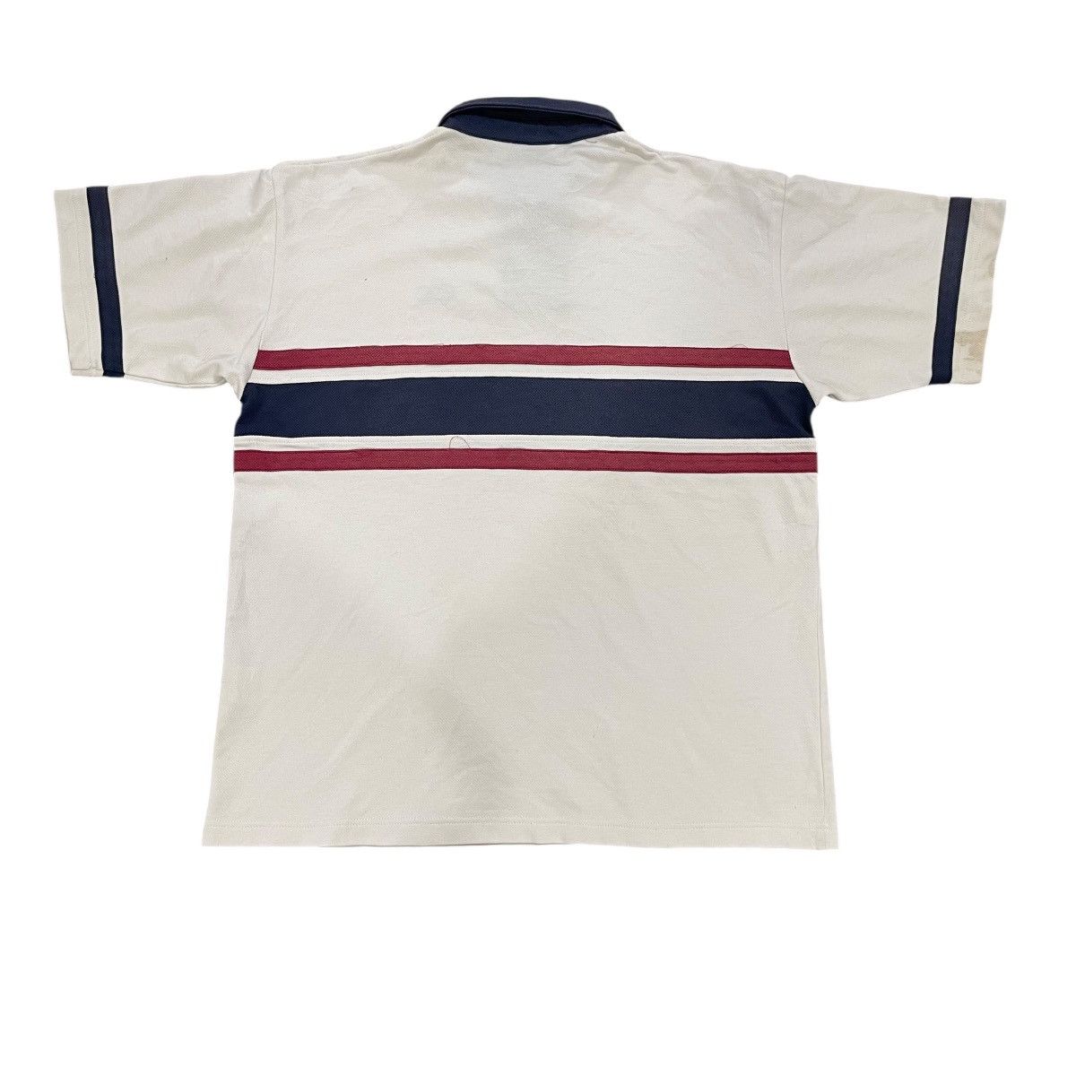Canterbury of New Zealand Vintage 90s Canterbury Spell Out Short Sleeve Collar Shirt Size US L / EU 52-54 / 3 - 7 Thumbnail