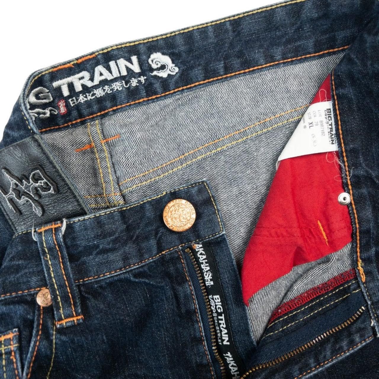 Other Vintage BigTrain Embroidered Dragon Japanese Denim Jeans W32 Size US 32 / EU 48 - 6 Thumbnail