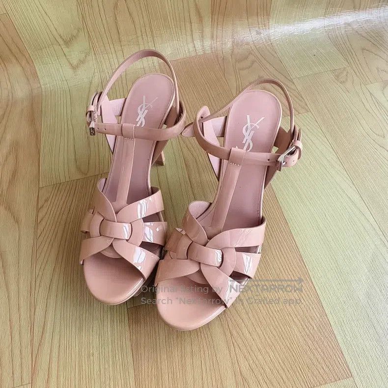 Saint Laurent Paris Saint Laurent Paris Leather high heels Size US 7 / IT 37 - 1 Thumbnail