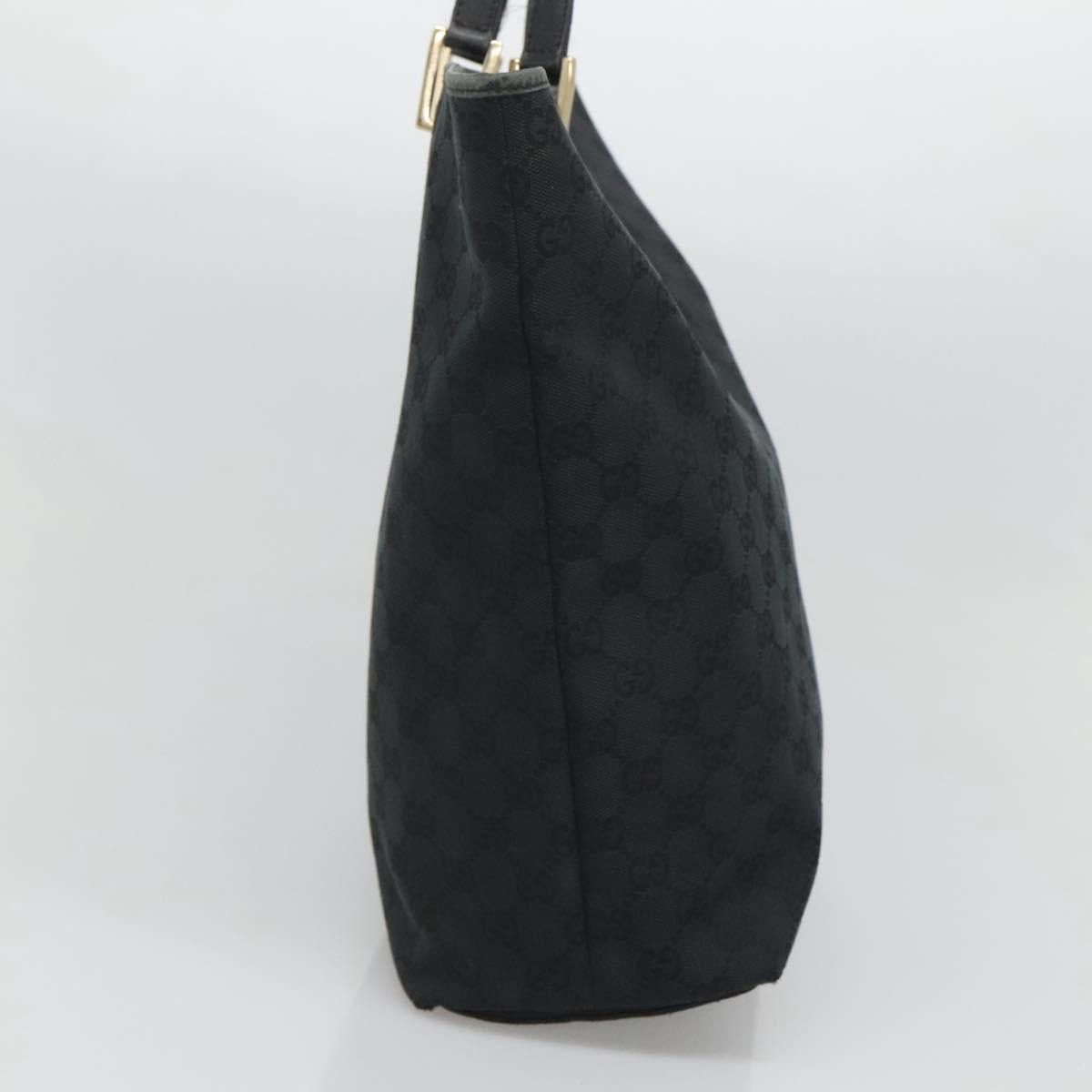 Gucci GUCCI GG Canvas Tote Bag Black Gold 002 1098 002 1098 Size ONE SIZE - 4 Thumbnail
