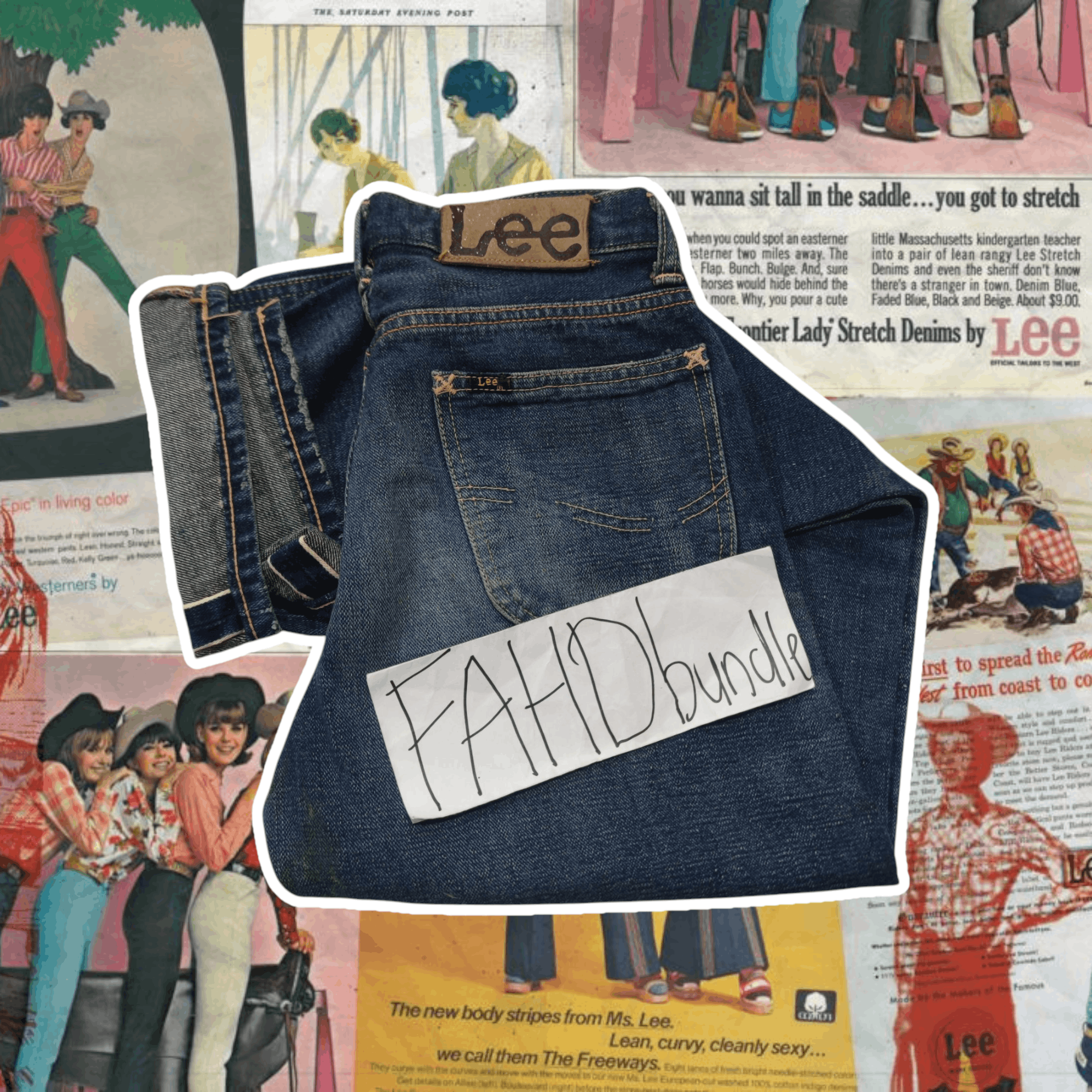 Lee × Vintage VINTAGE LADY LEE RIDERS SELVEDGE JEAN MADE IN JAPAN Size 26" / US 2 / IT 38 - 7 Thumbnail