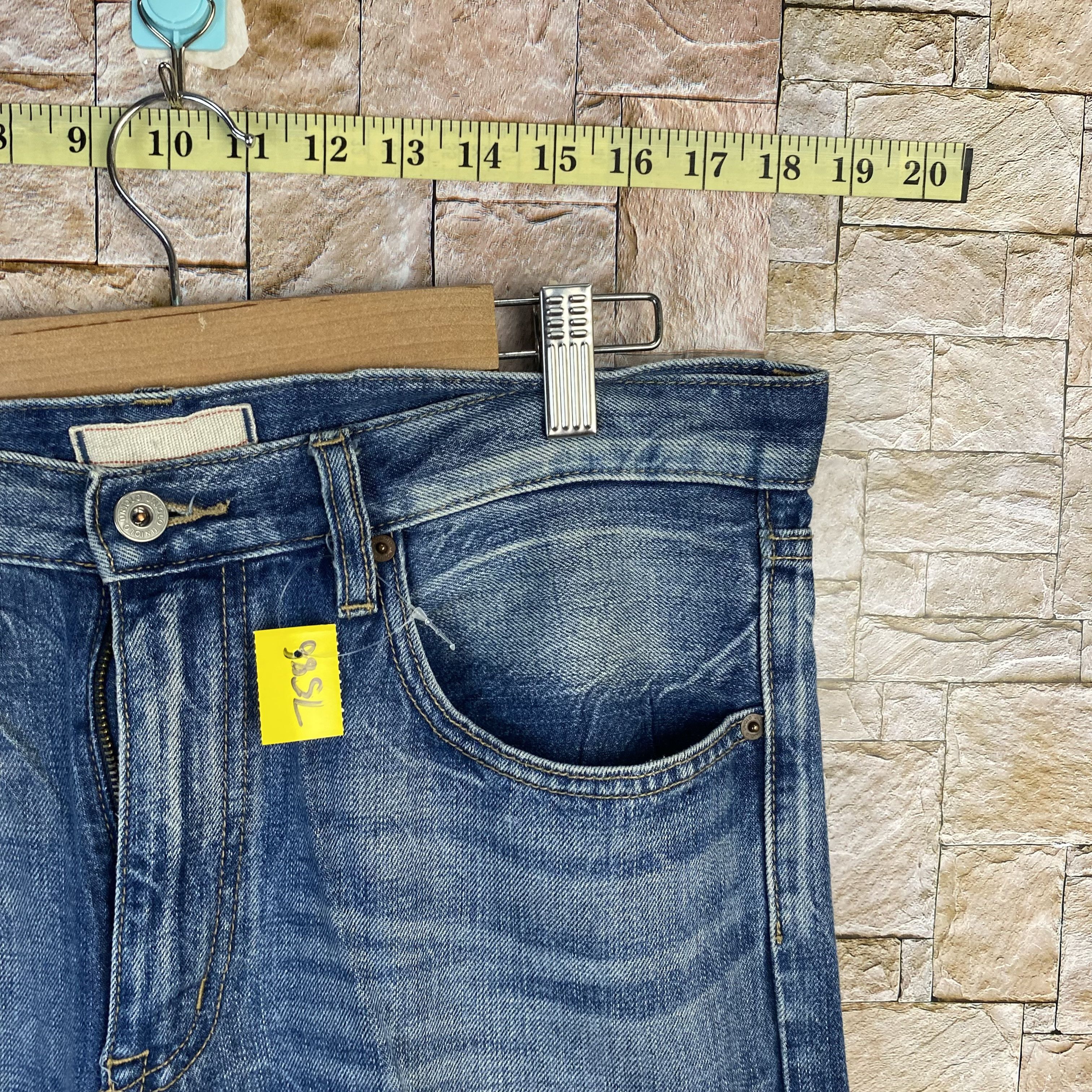 Uniqlo Uniqlo Blue japan vintage faded Denim Pants #7586 Size US 33 - 6 Thumbnail