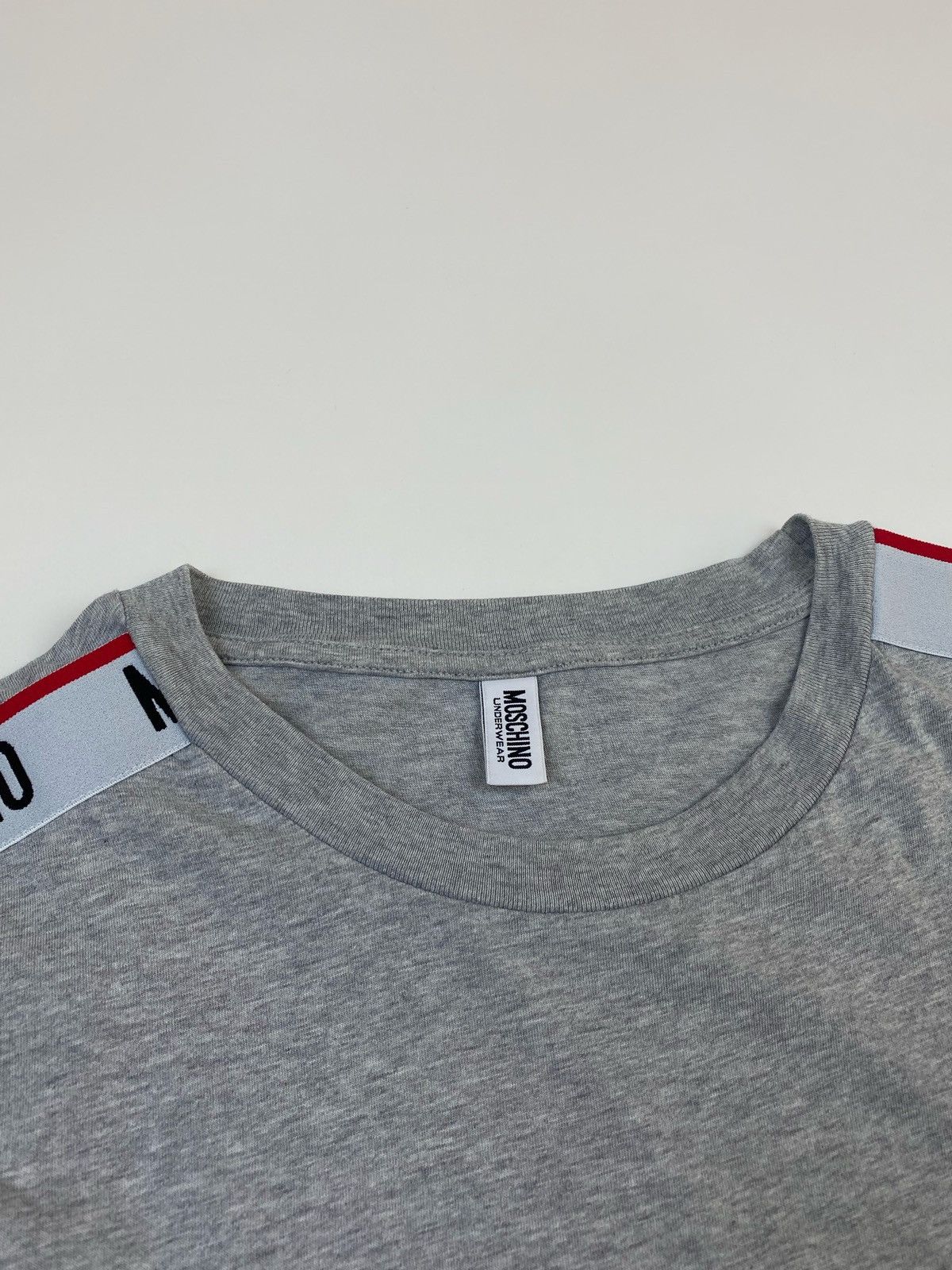 Moschino Moschino Underwear Gray T-Shirt Size US L / EU 52-54 / 3 - 3 Thumbnail