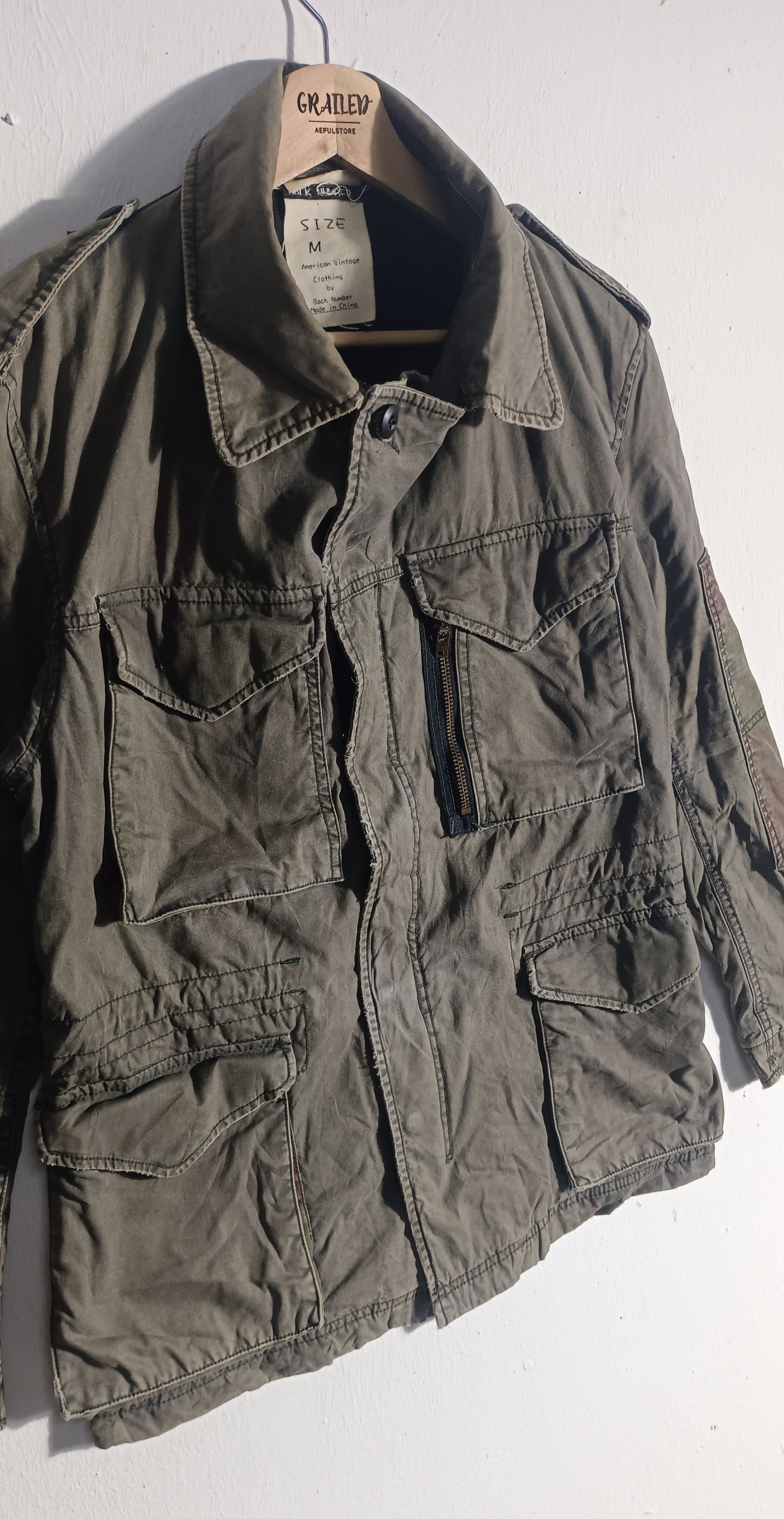 Japanese Brand × Vintage Fashion🔥🔥Vintage Back Number Army Fashion Style Size US M / EU 48-50 / 2 - 7 Thumbnail
