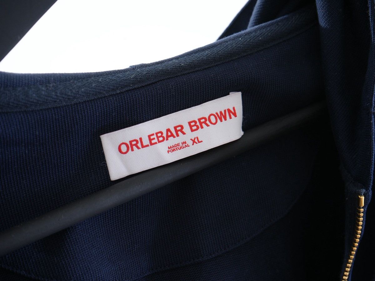 Orlebar Brown Orlebar Brown Heavy High Quaility Zip Blank Basic Hoodie Size US L / EU 52-54 / 3 - 5 Thumbnail