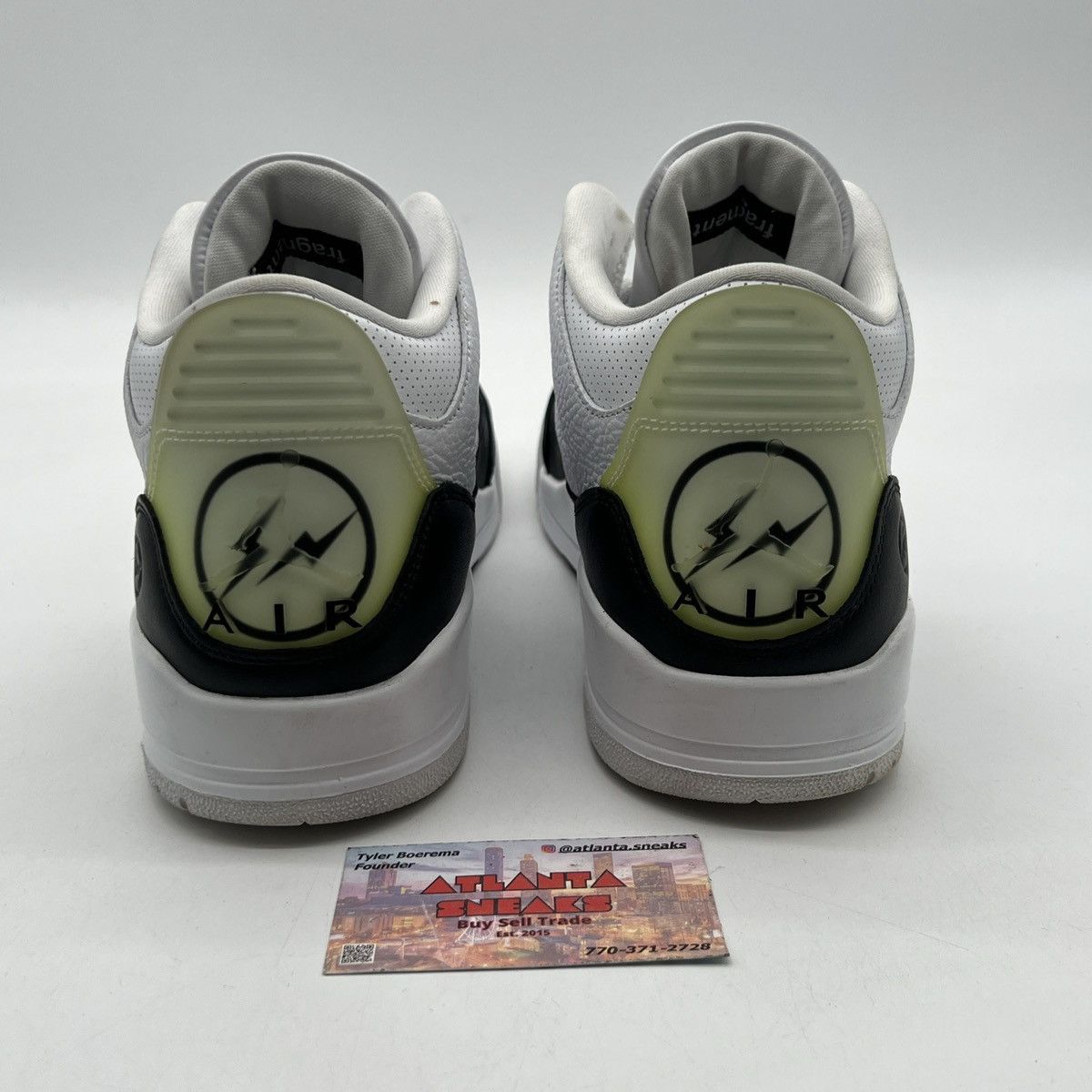 Jordan Brand Fragment design x air Jordan 3 white Size US 12 / EU 45 - 3 Thumbnail