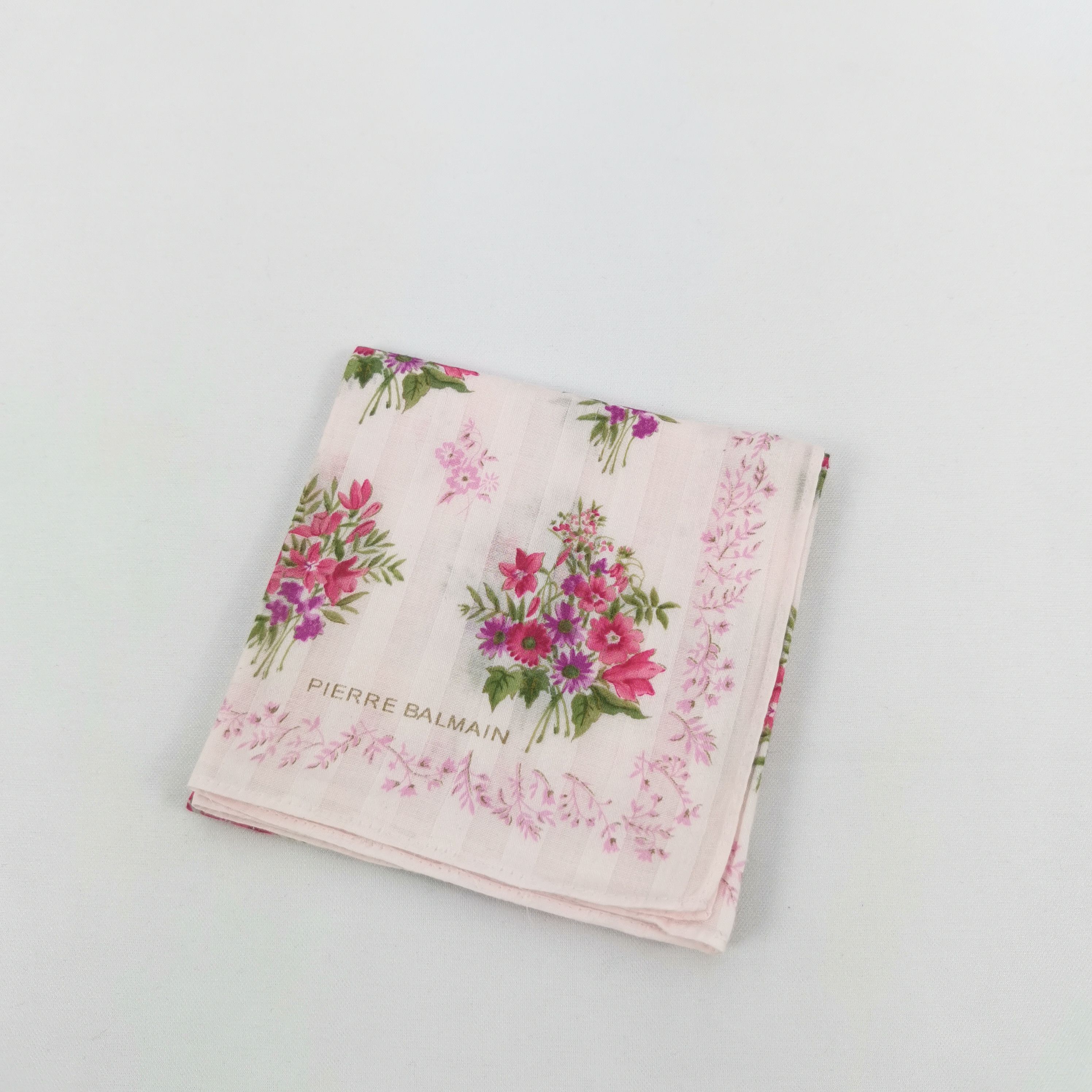 Japanese Brand Vintage Pierre Balmain Handkerchief Neckerchief Bandana Size ONE SIZE - 4 Thumbnail