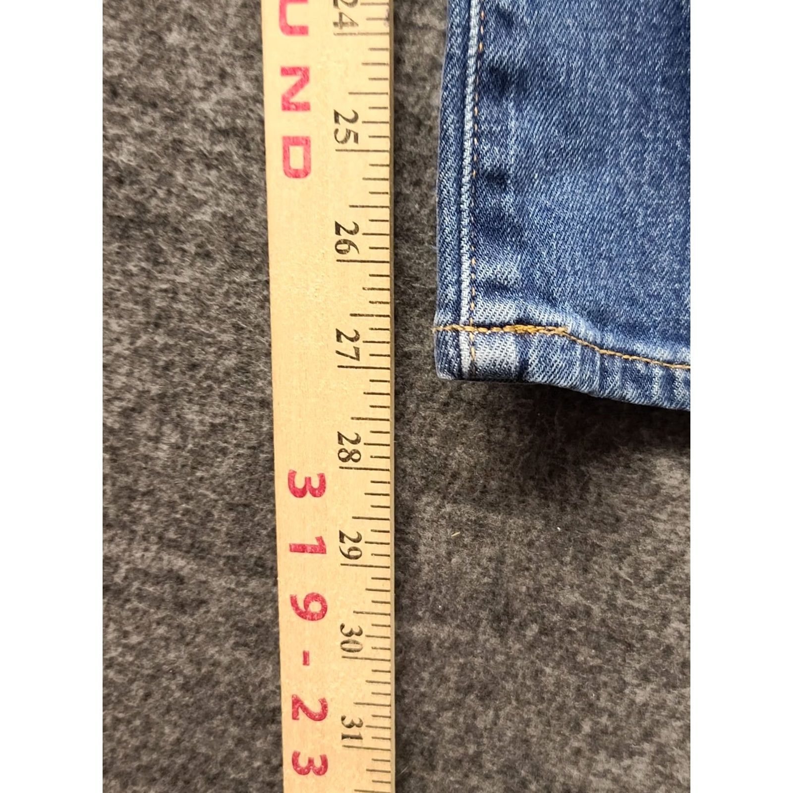 Madewell Madewell Jeans Womens Crop High Rise 27in Inseam 28x27 Button Fly Medium Blue Denim 5-Pocket Regular Fit Vintage No Size 28" / US 6 / IT 42 - 6 Thumbnail