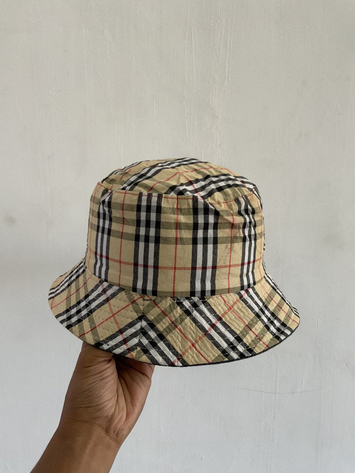 Japanese Brand Reversible Denim Designer inspired Burberry Hat Size ONE SIZE - 1 Thumbnail