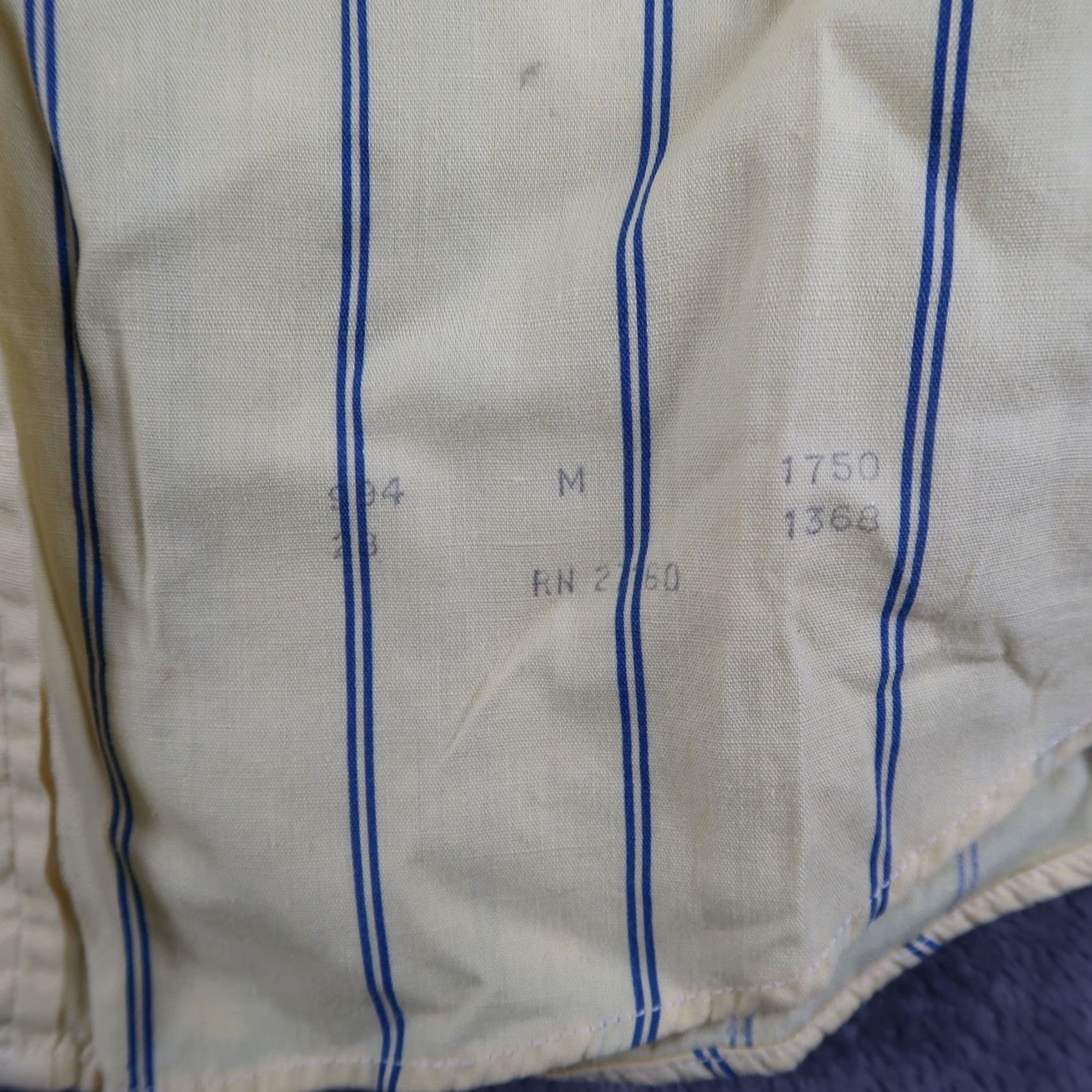 Vintage VINTAGE TownCraft Shirt Mens M Yellow Stripe Button-Down 70s 80s Size US M / EU 48-50 / 2 - 6 Thumbnail