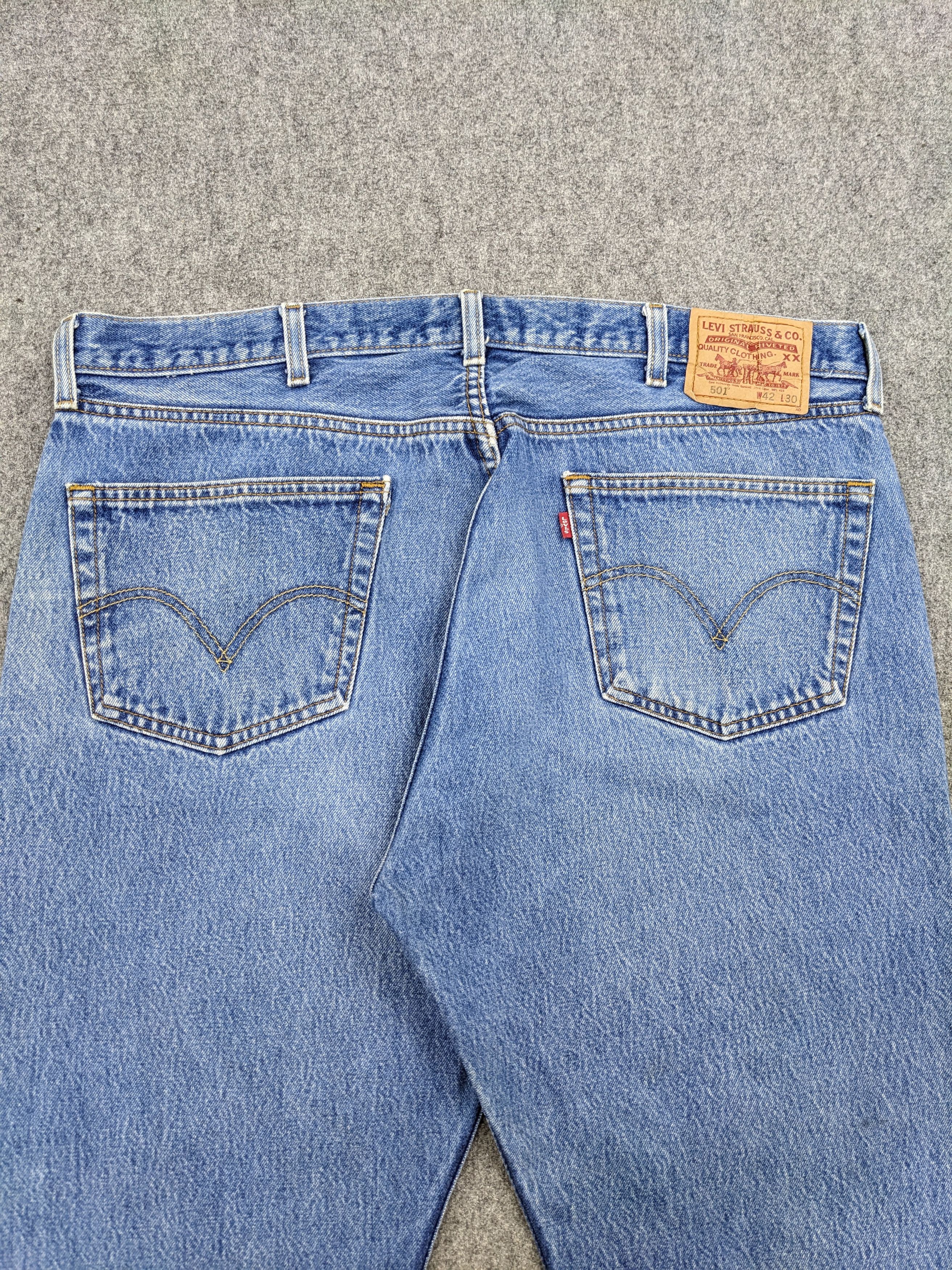 Levi's × Vintage Vintage Levis 501 Faded Blue Jeans DJ0019Z Size US 39 - 4 Thumbnail